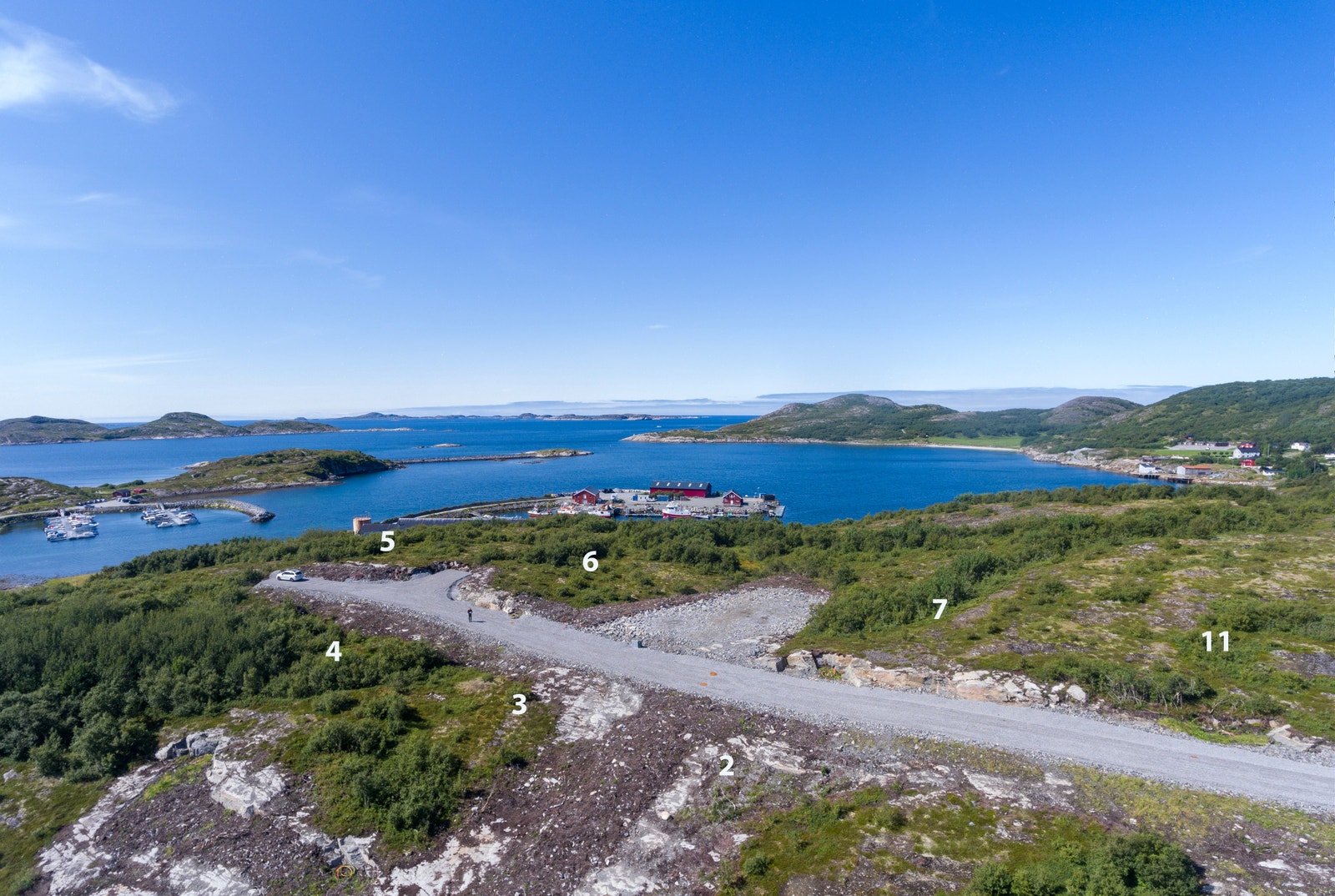 Vann, avløp og strøm ligger klart i tomtegrensene Galleribilde