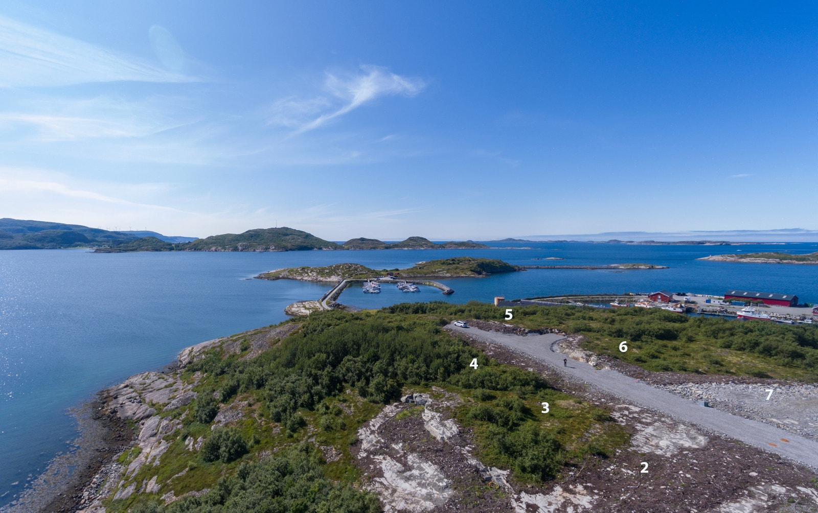 Myrahaugen boligfelt består av 11 nye tomter med sjelden flott beliggenhet Galleribilde