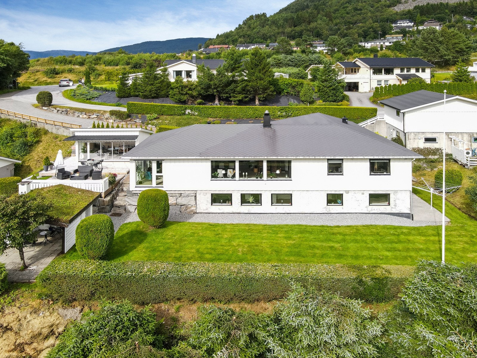 Dronefoto. Galleribilde