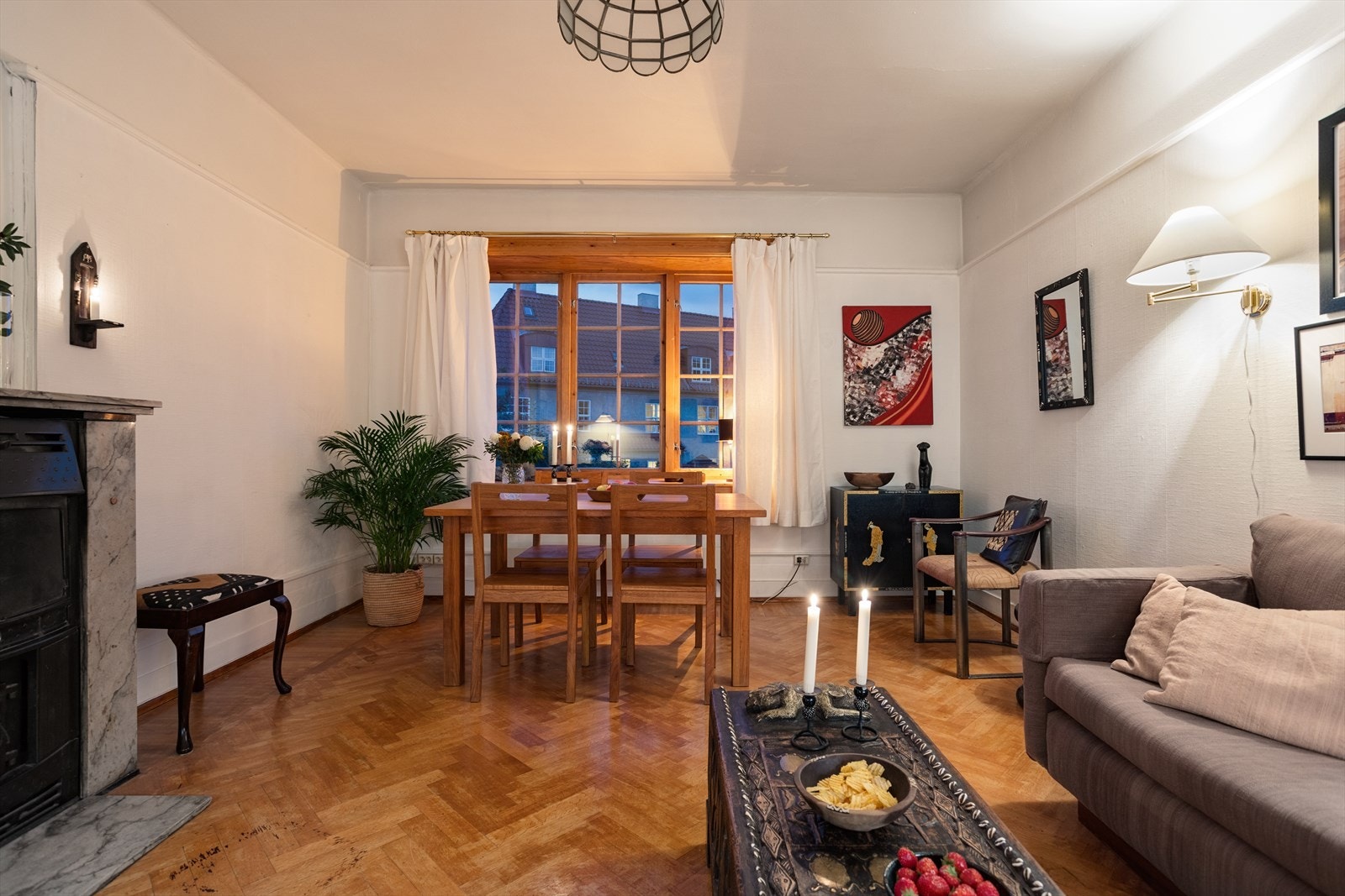 Kveldsstemning. Galleribilde