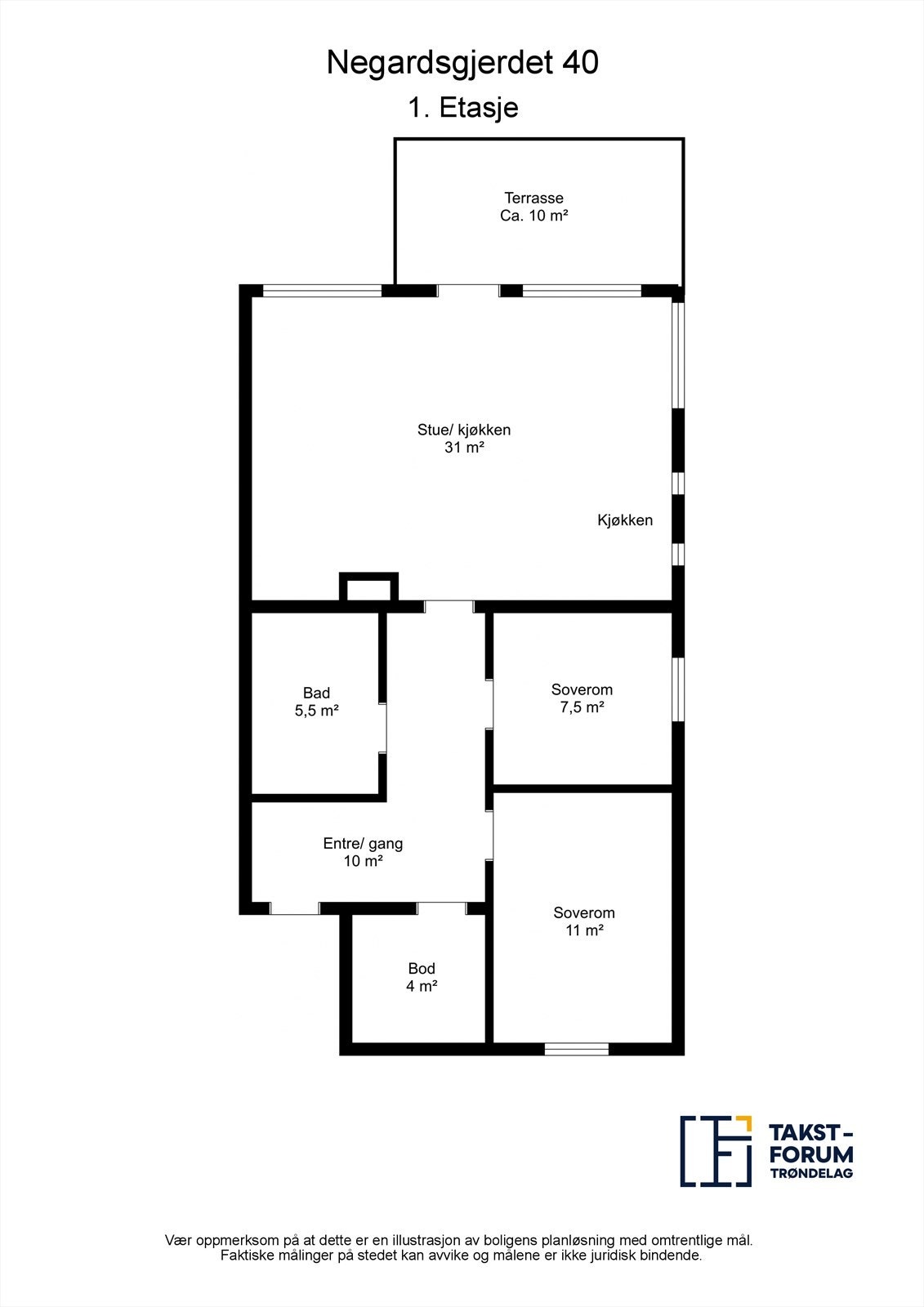 Plantegning. Galleribilde