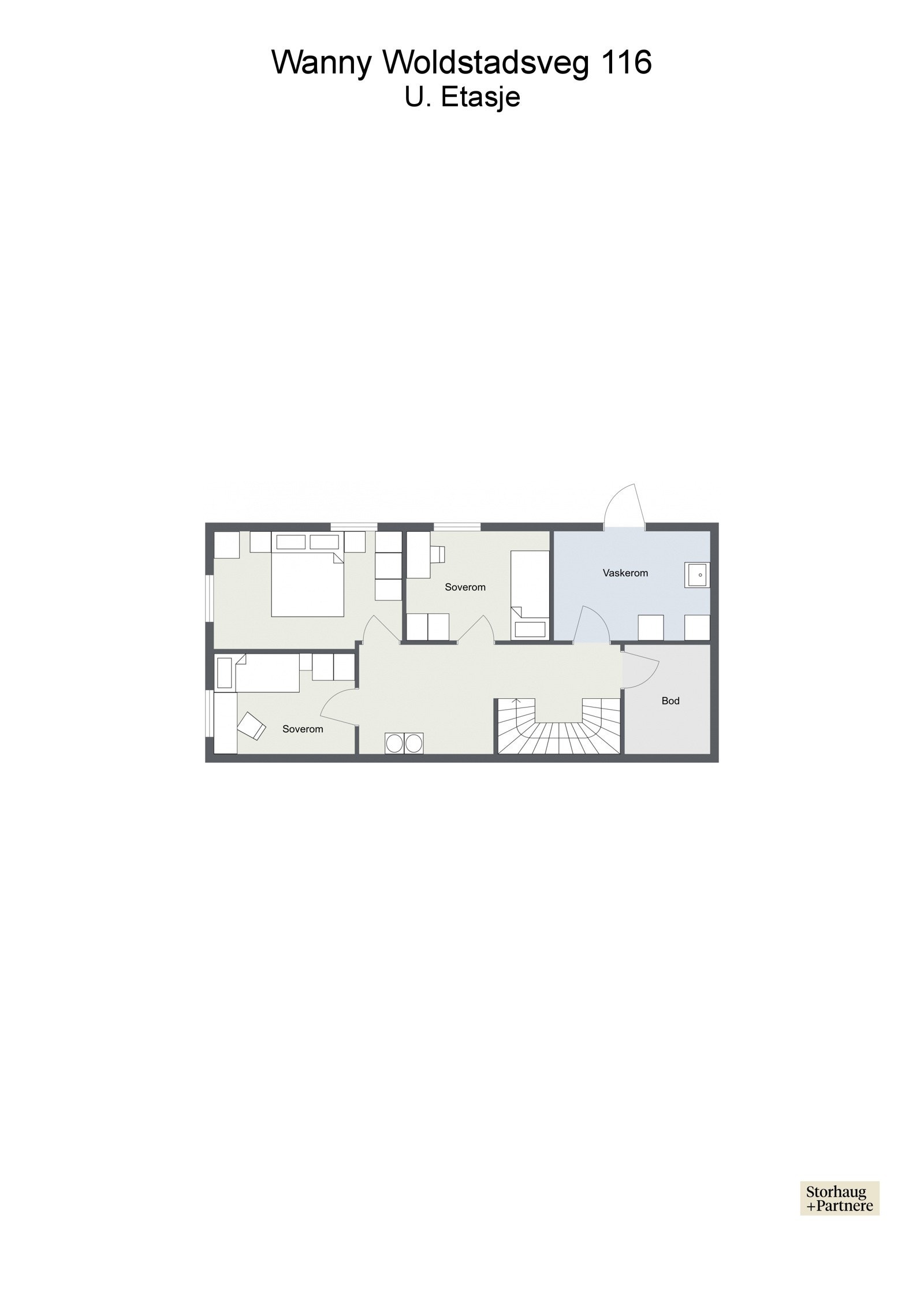 Plantegning u. etasje Galleribilde