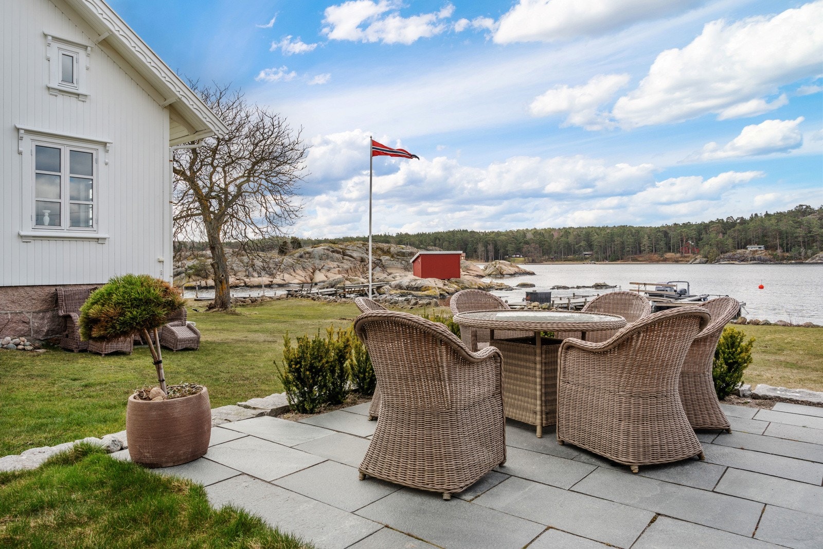 Platting ved anneks Galleribilde