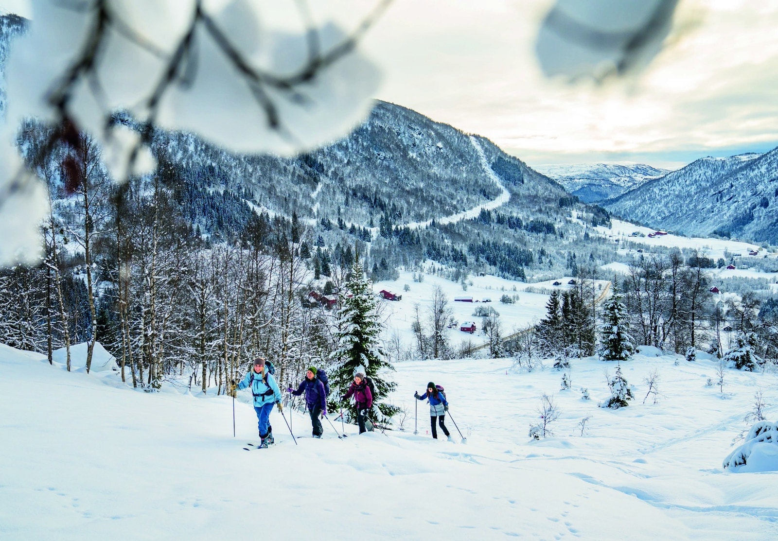 Myrkdalen er et snørikt område og ypperlige rando-forhold! Galleribilde