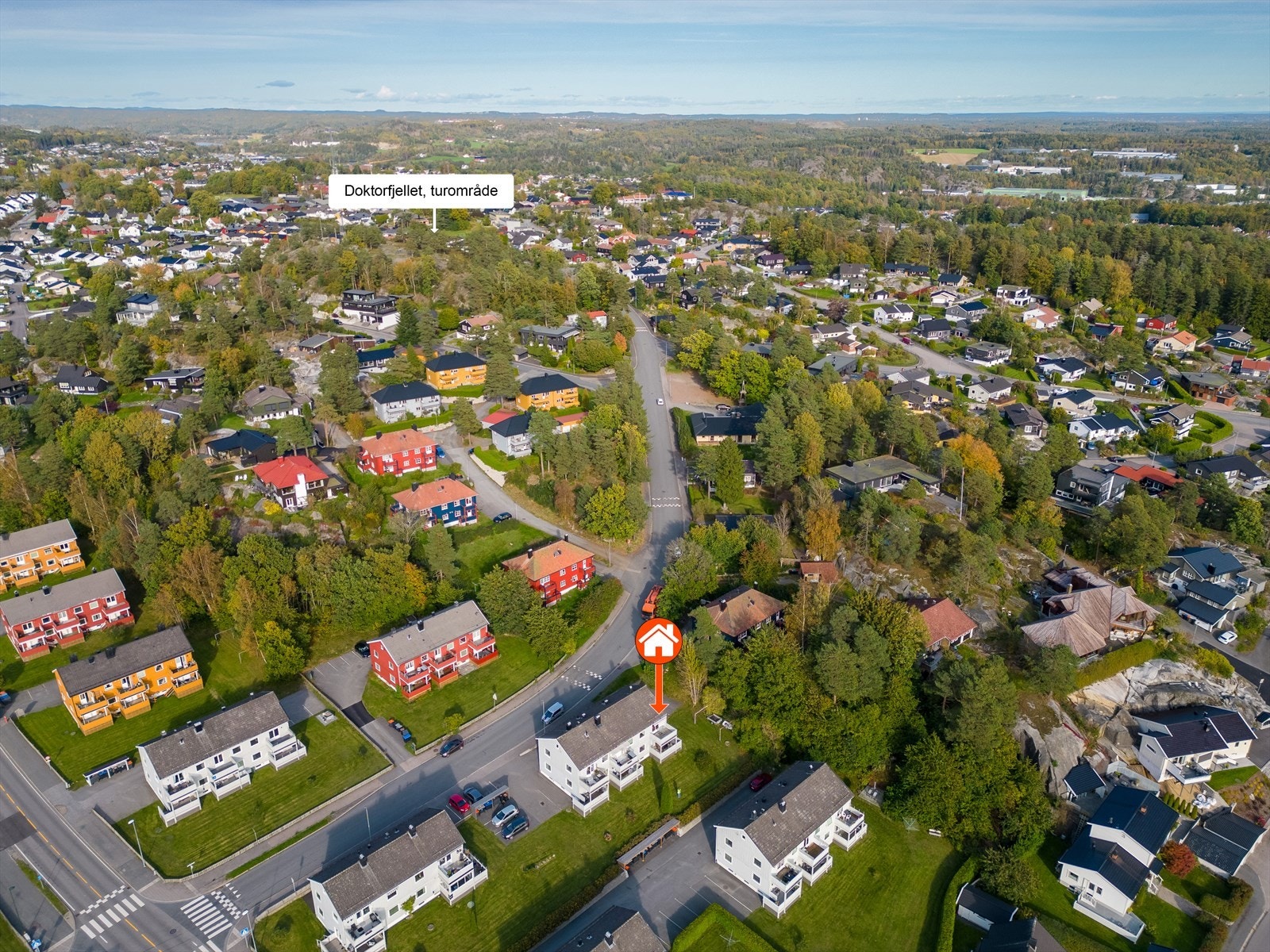 Turområde i nærheten Galleribilde
