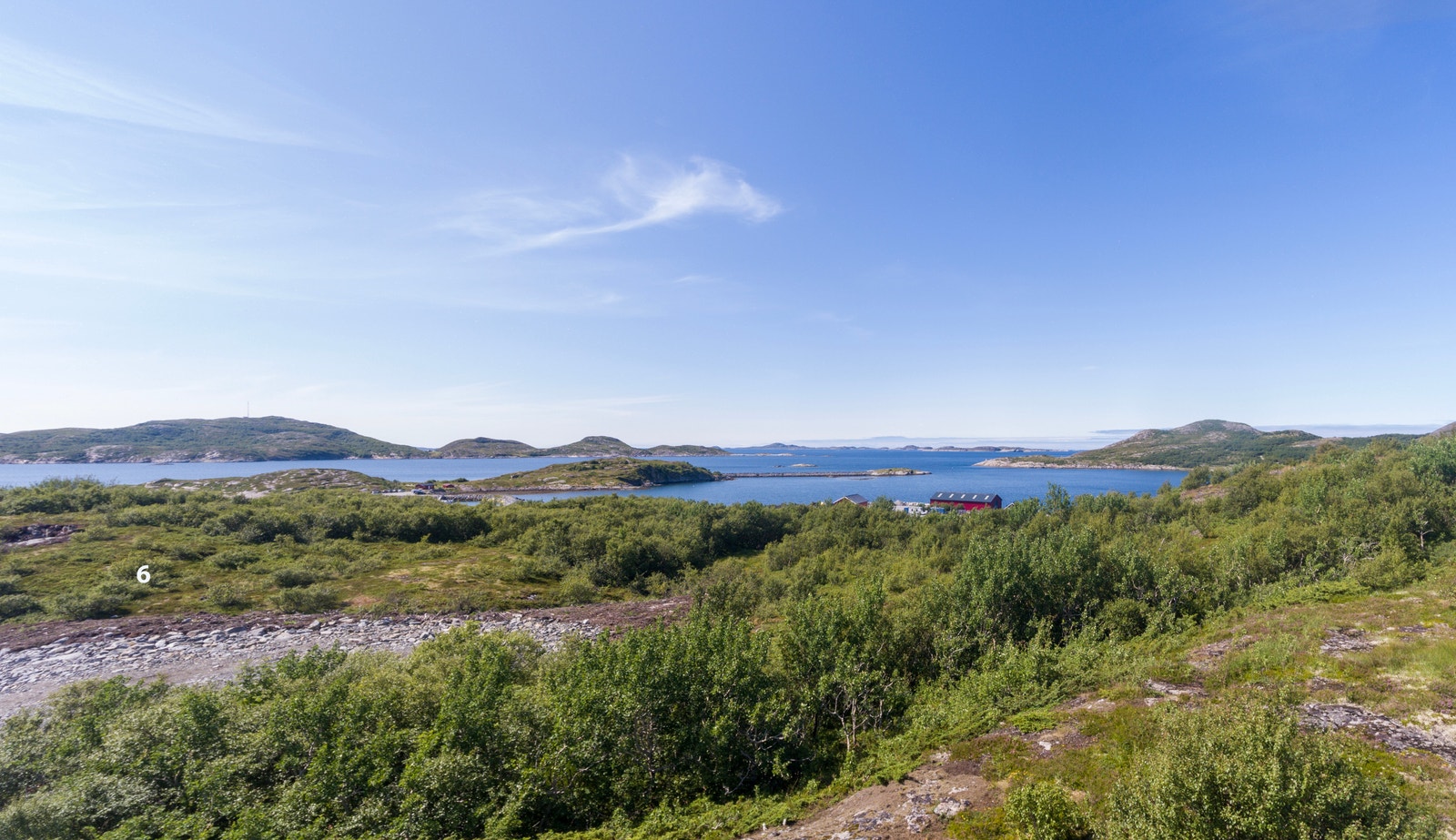 Omtrentlig utsikt fra tomt 7 Galleribilde