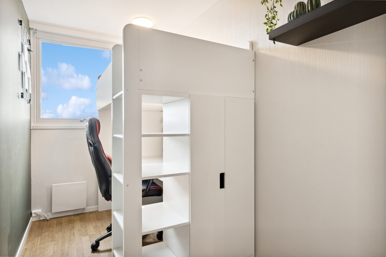 Soverommene kan enkelt møbleres etter ønske og behov. Galleribilde