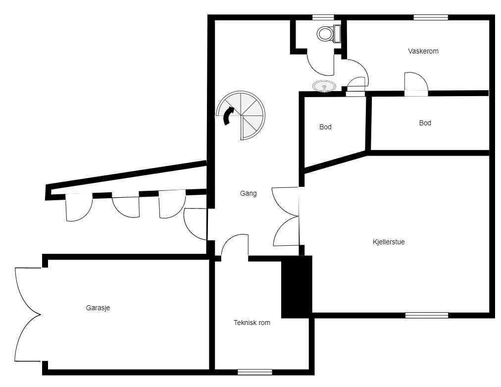 Planskisse u.etg. Galleribilde