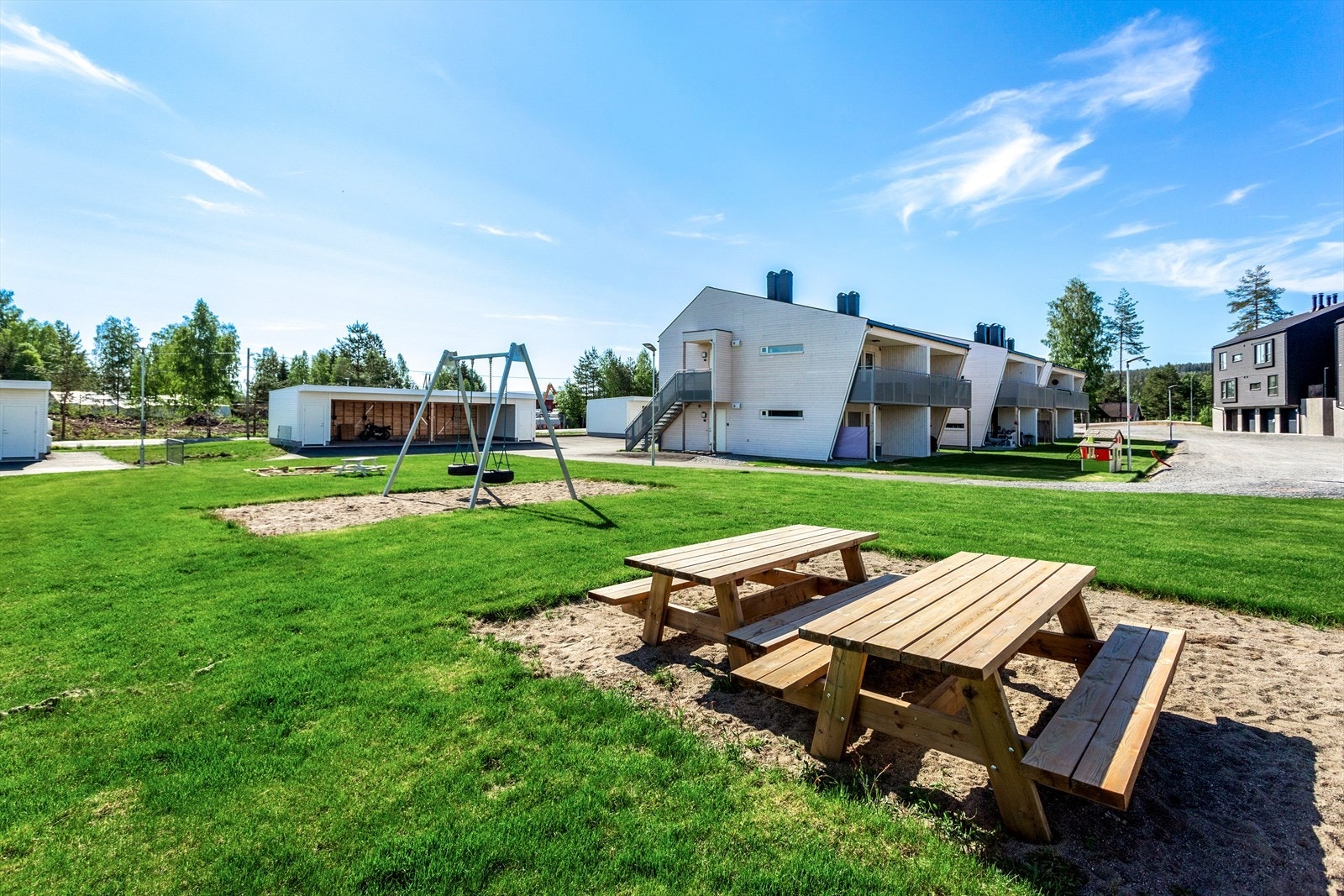 Sameiet er pent opparbeidet med fellesområder. Galleribilde