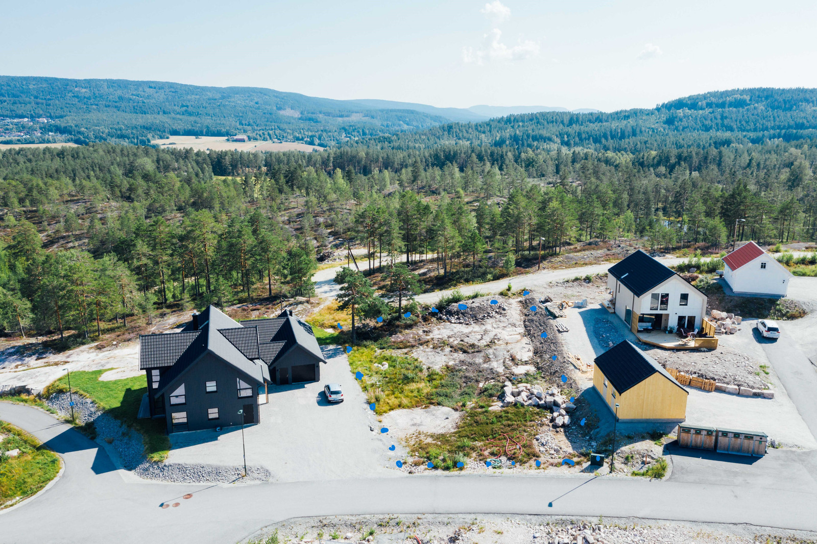Nordbølia 51 før utførte grunnarbeider