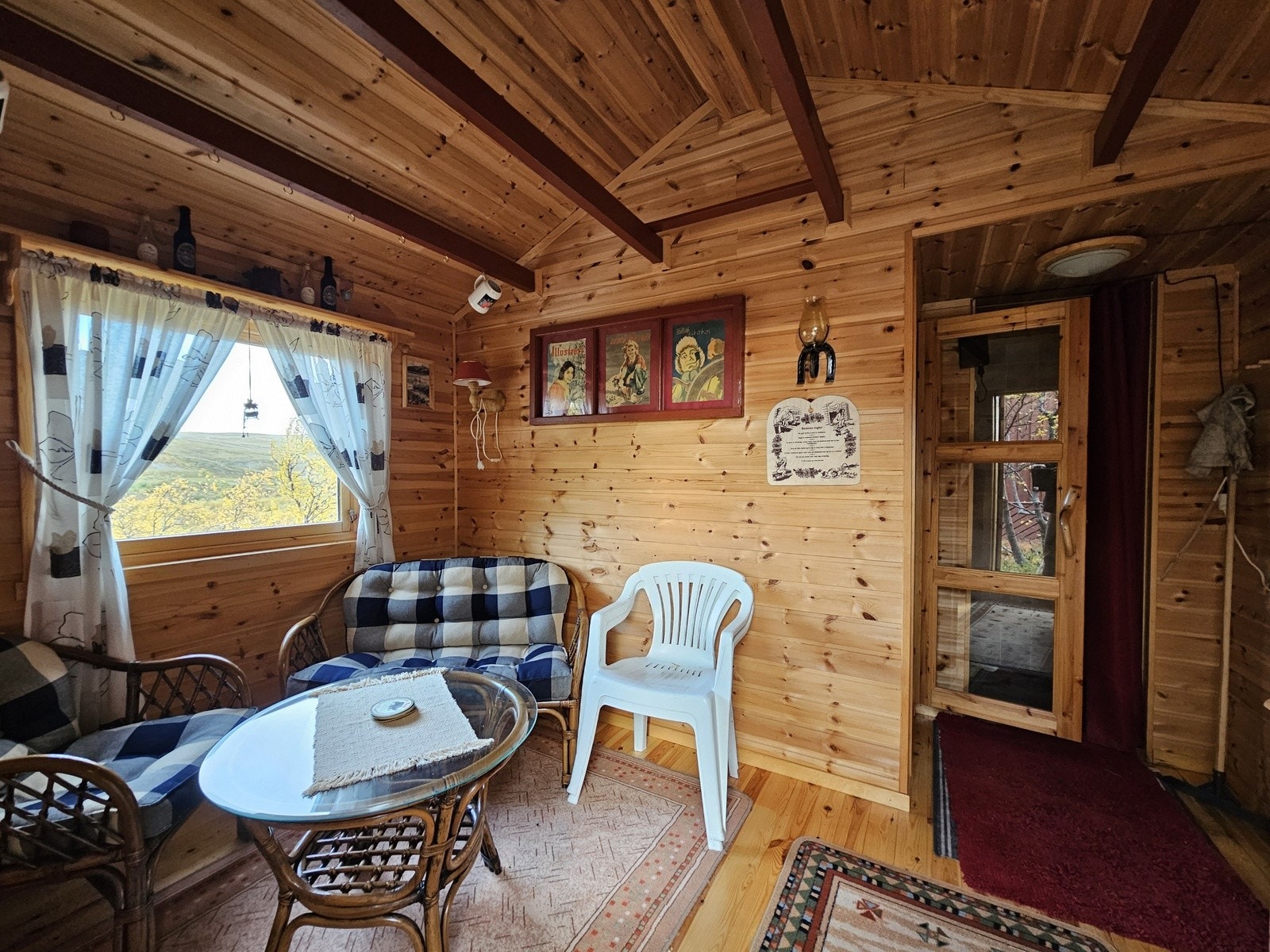 Forrom badstue Galleribilde