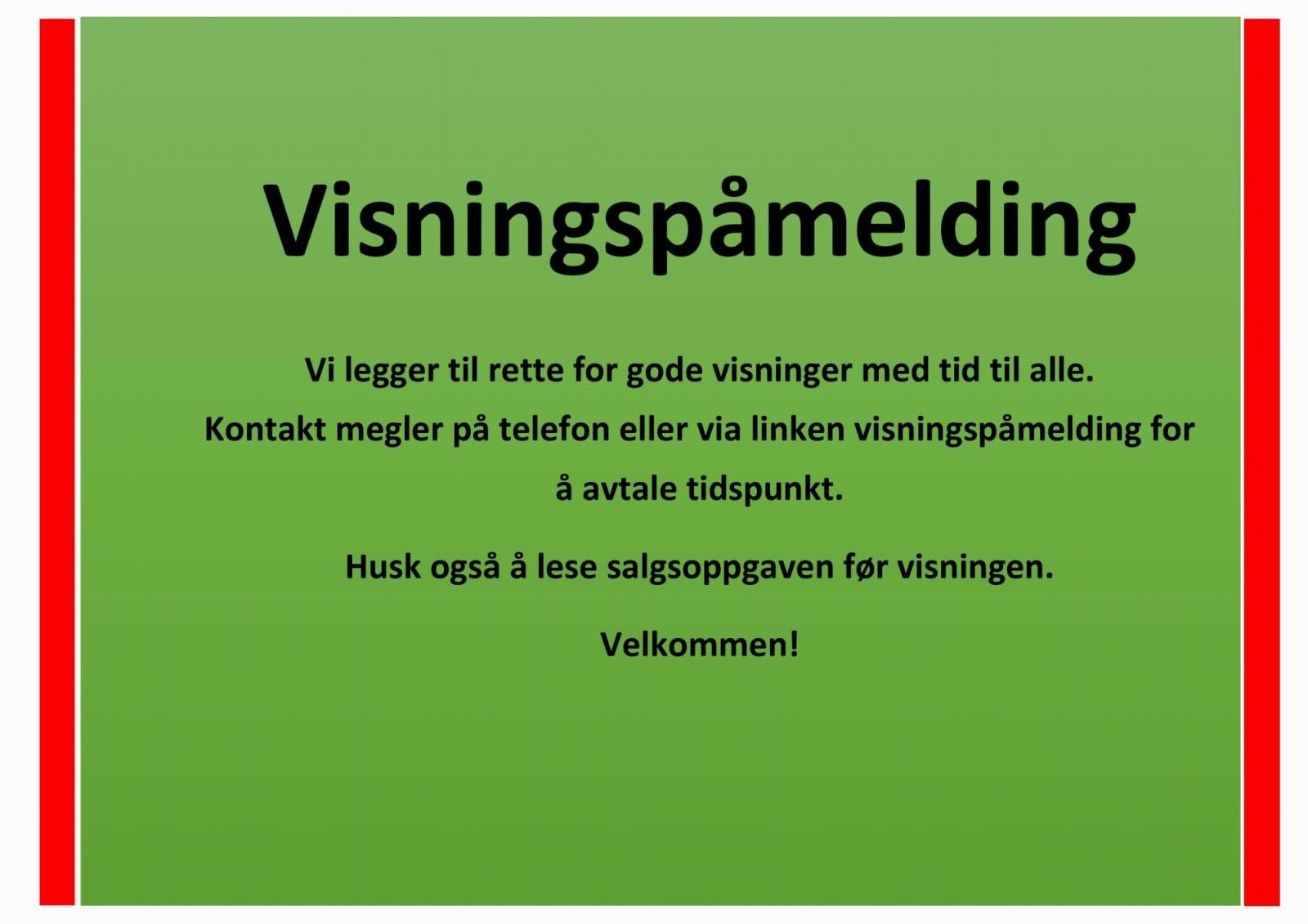 Visningspåmelding Galleribilde