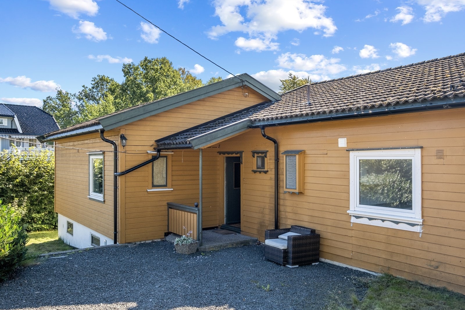 Overbygget inngangsparti Galleribilde