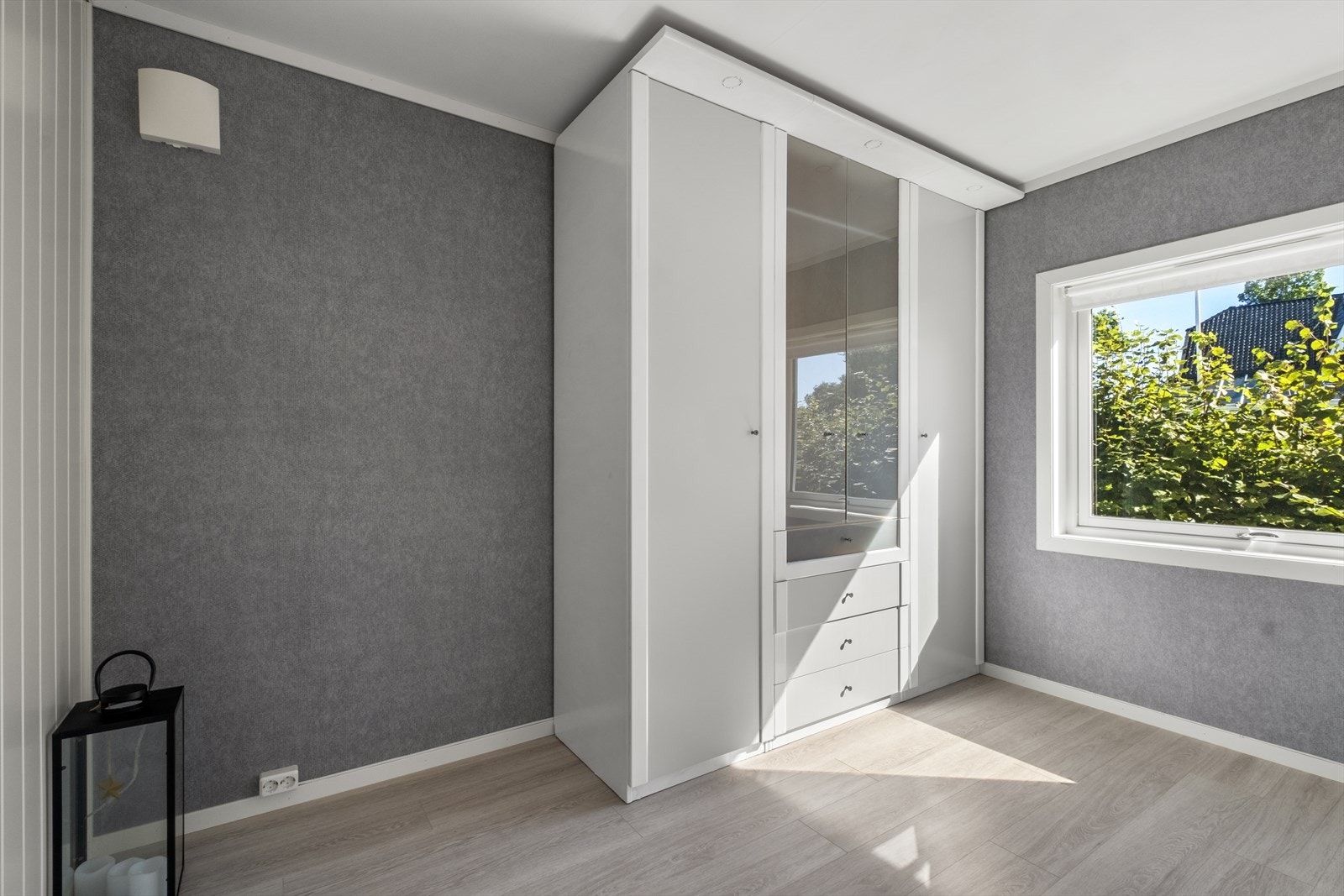 En del av veggen er ikke utnyttet Galleribilde