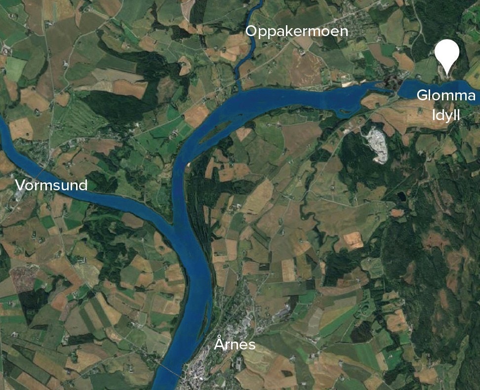 Områdets beliggenhet Galleribilde