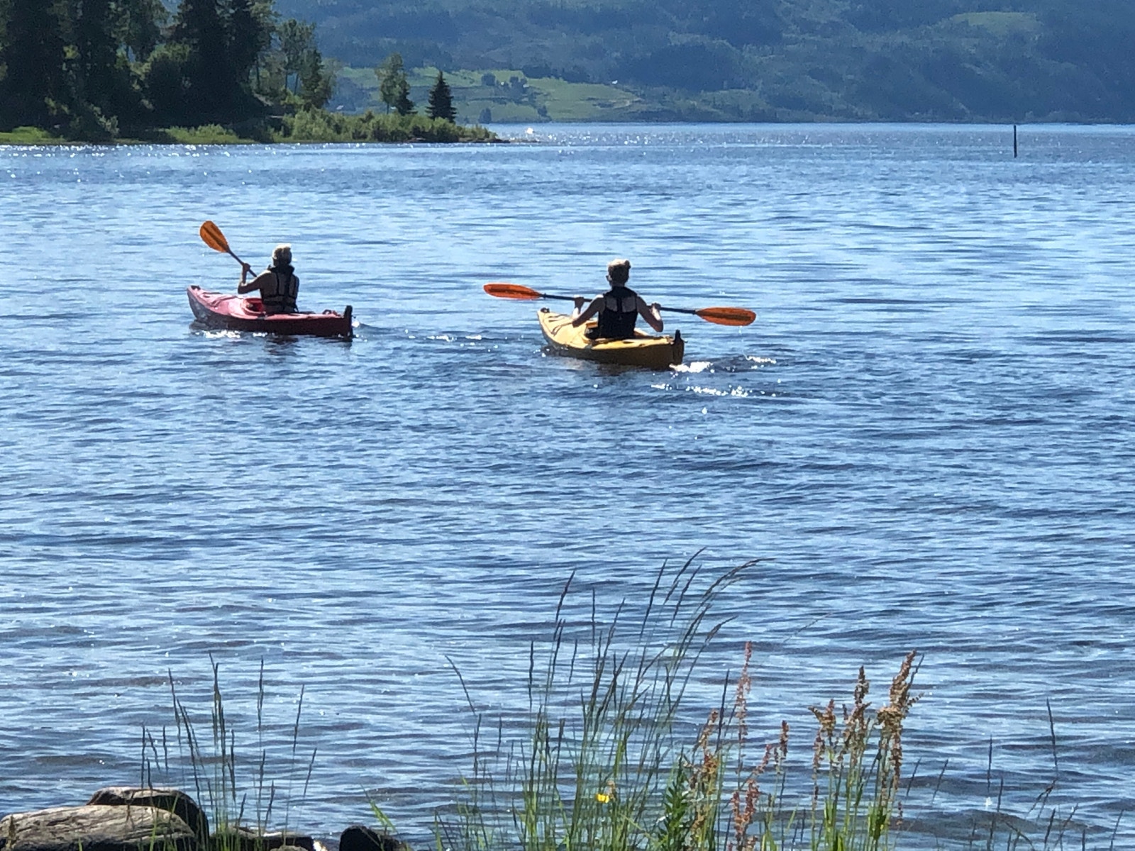 Fritids-syssel på Selbusjøen Galleribilde