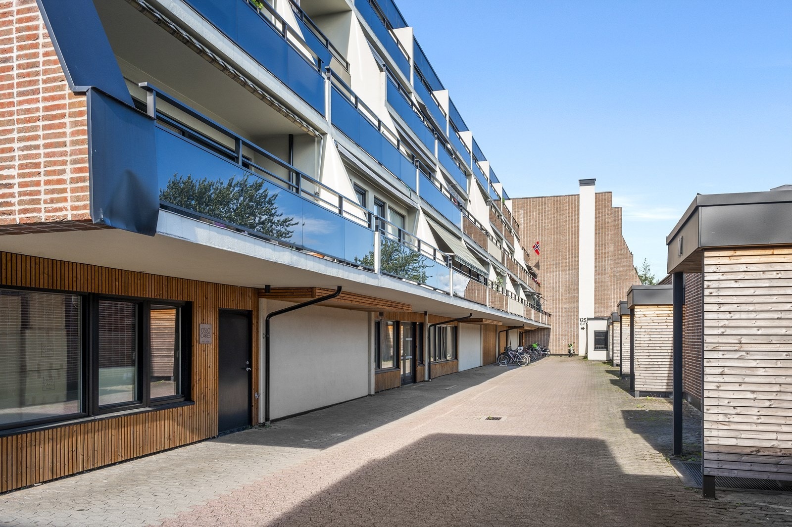 Sameiet har for noen år siden rehabilitert fasaden Galleribilde