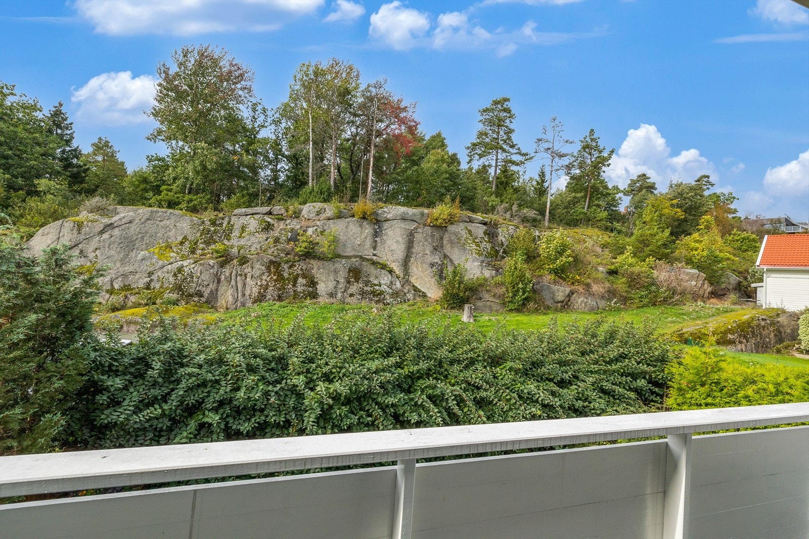 Utsikt fra balkong Galleribilde