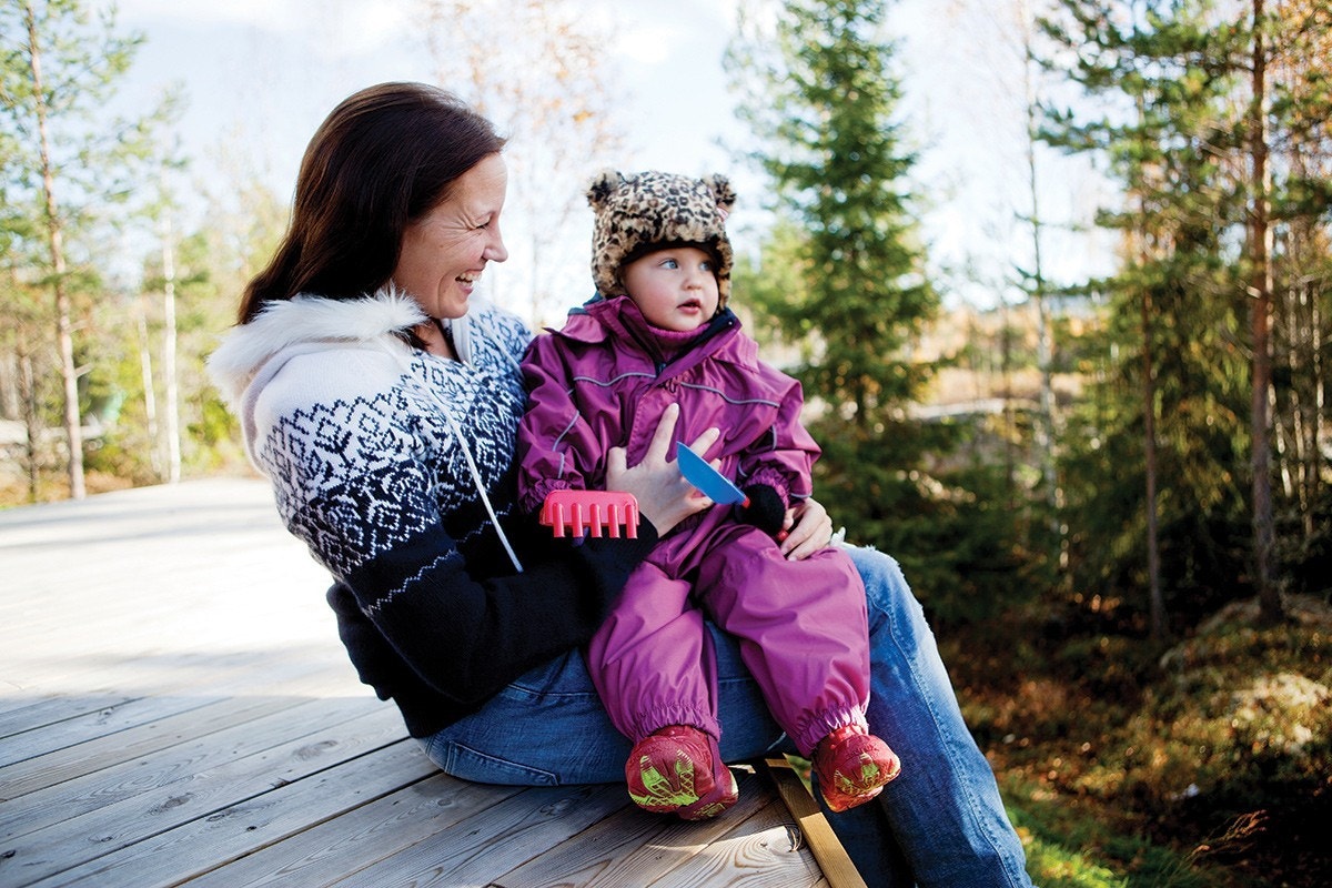 Området er fint og rolig, ikke noe trafikk og frihet til gjøre hva du vil ute. Galleribilde