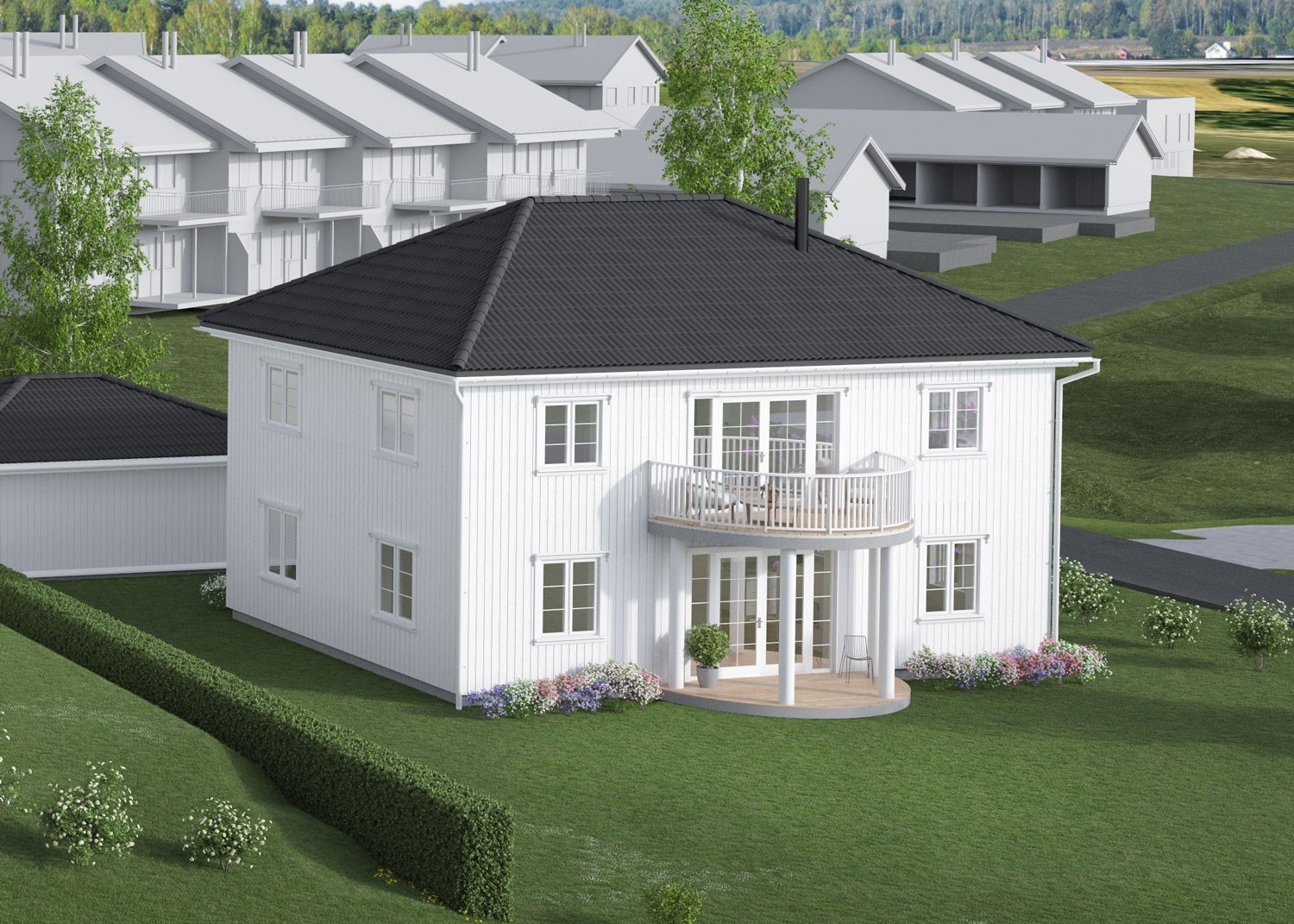 Illustrasjon fra tomt 28 Galleribilde