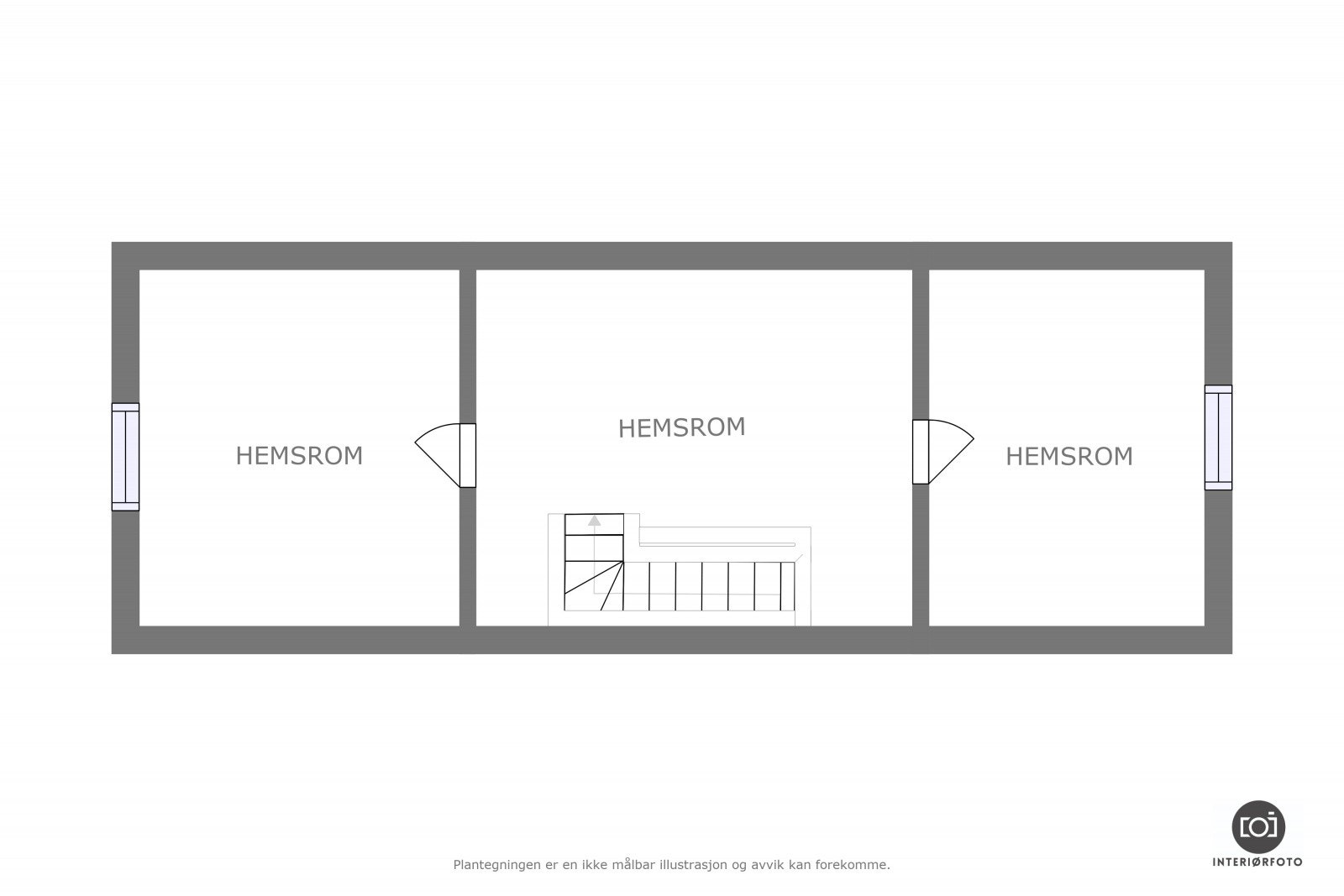 Plantegning hems Galleribilde