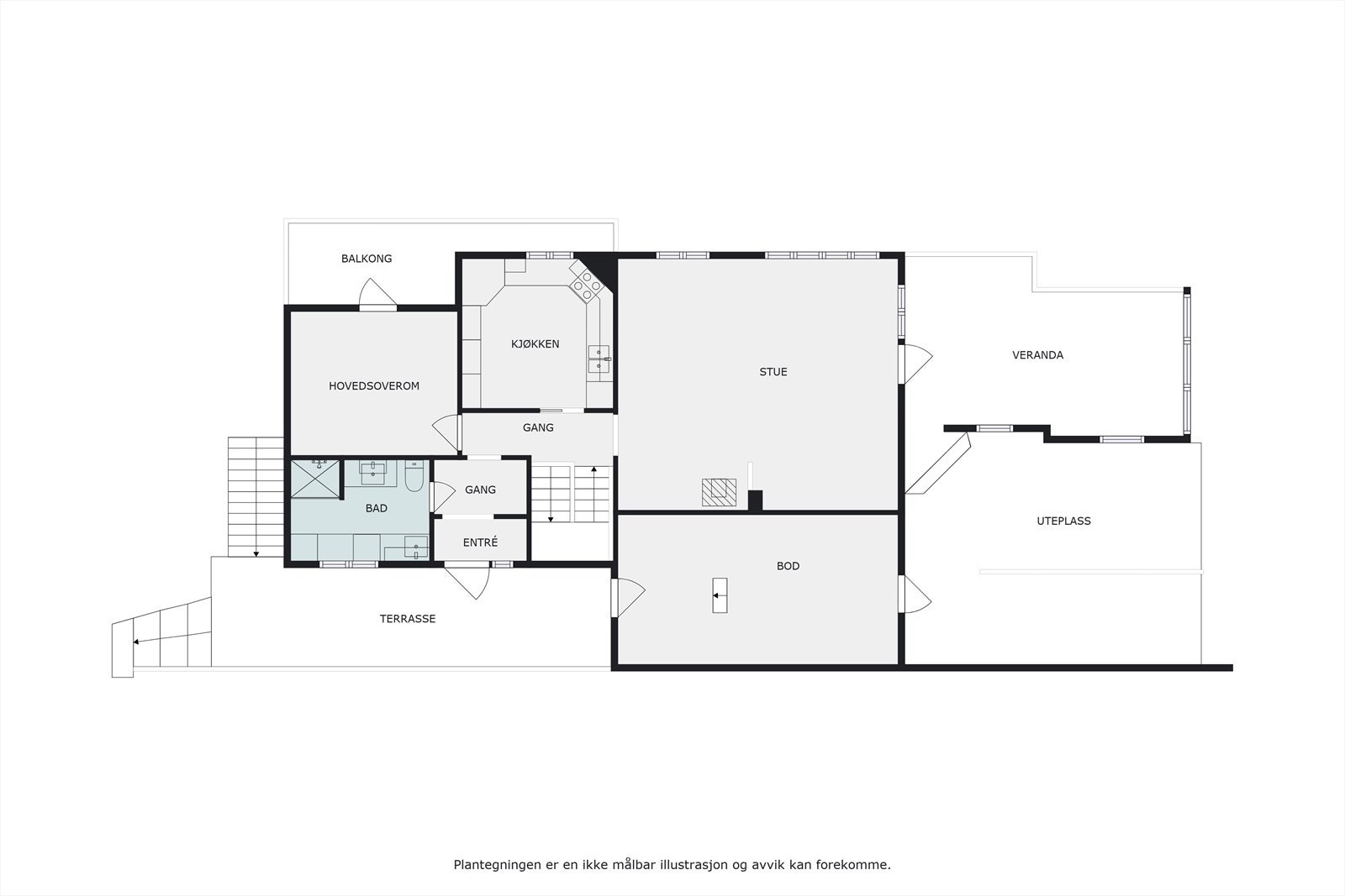 Plantegning Galleribilde