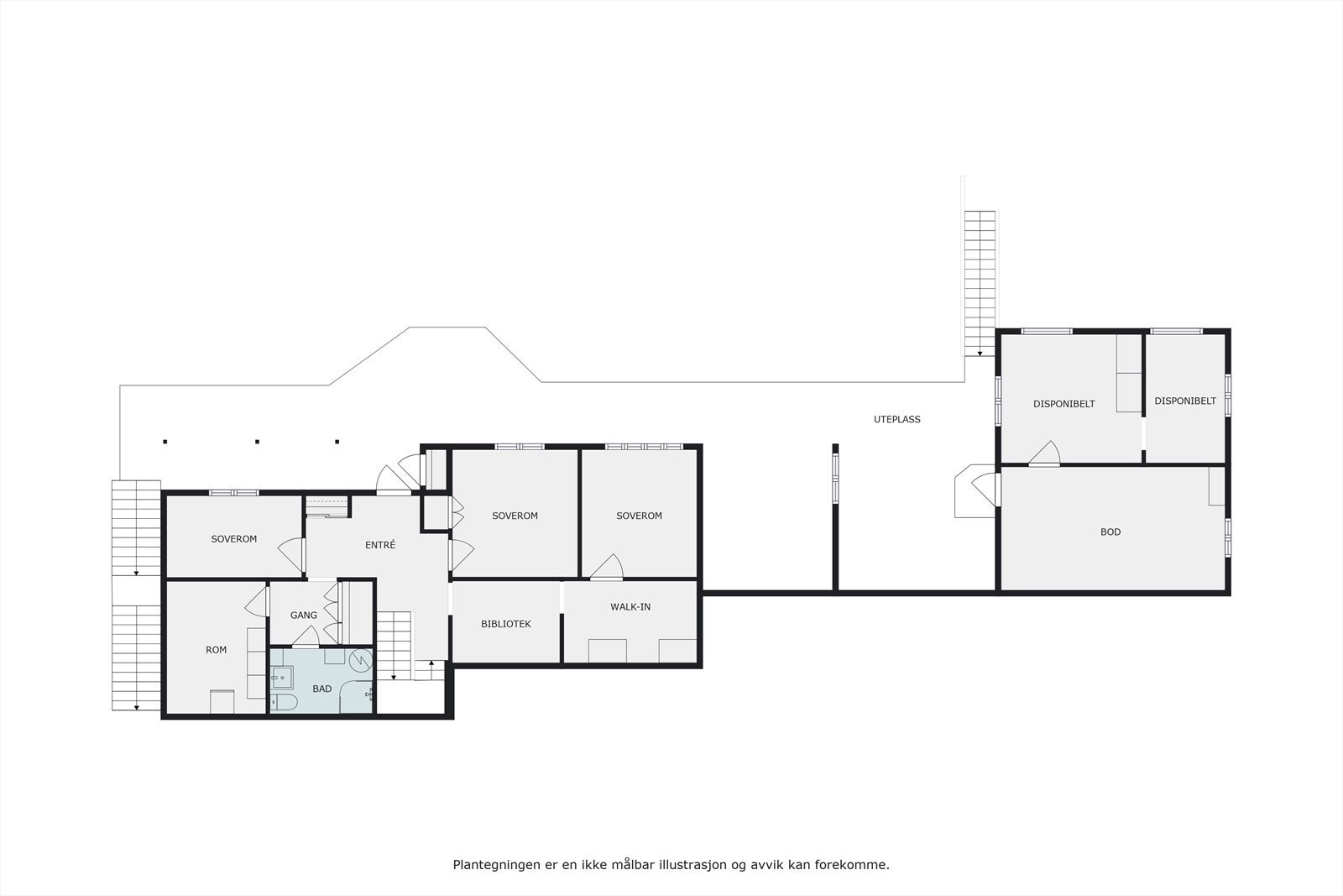 Plantegning Galleribilde