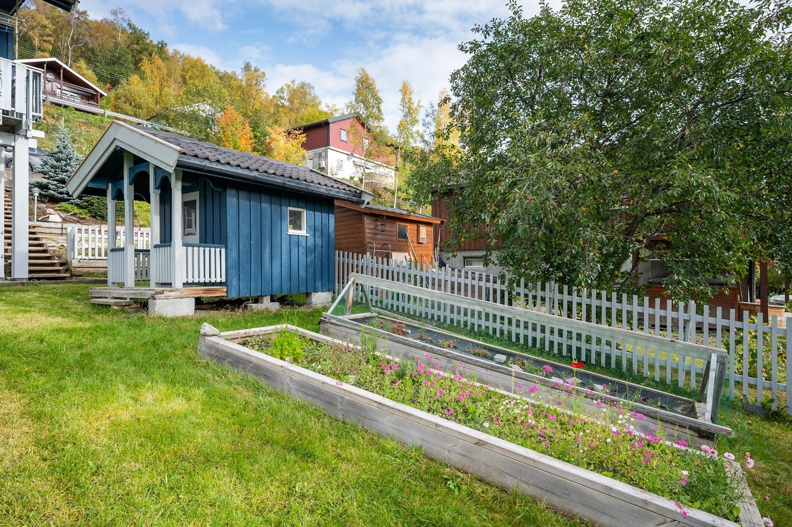 Hagen er pent opparbeidet. Galleribilde