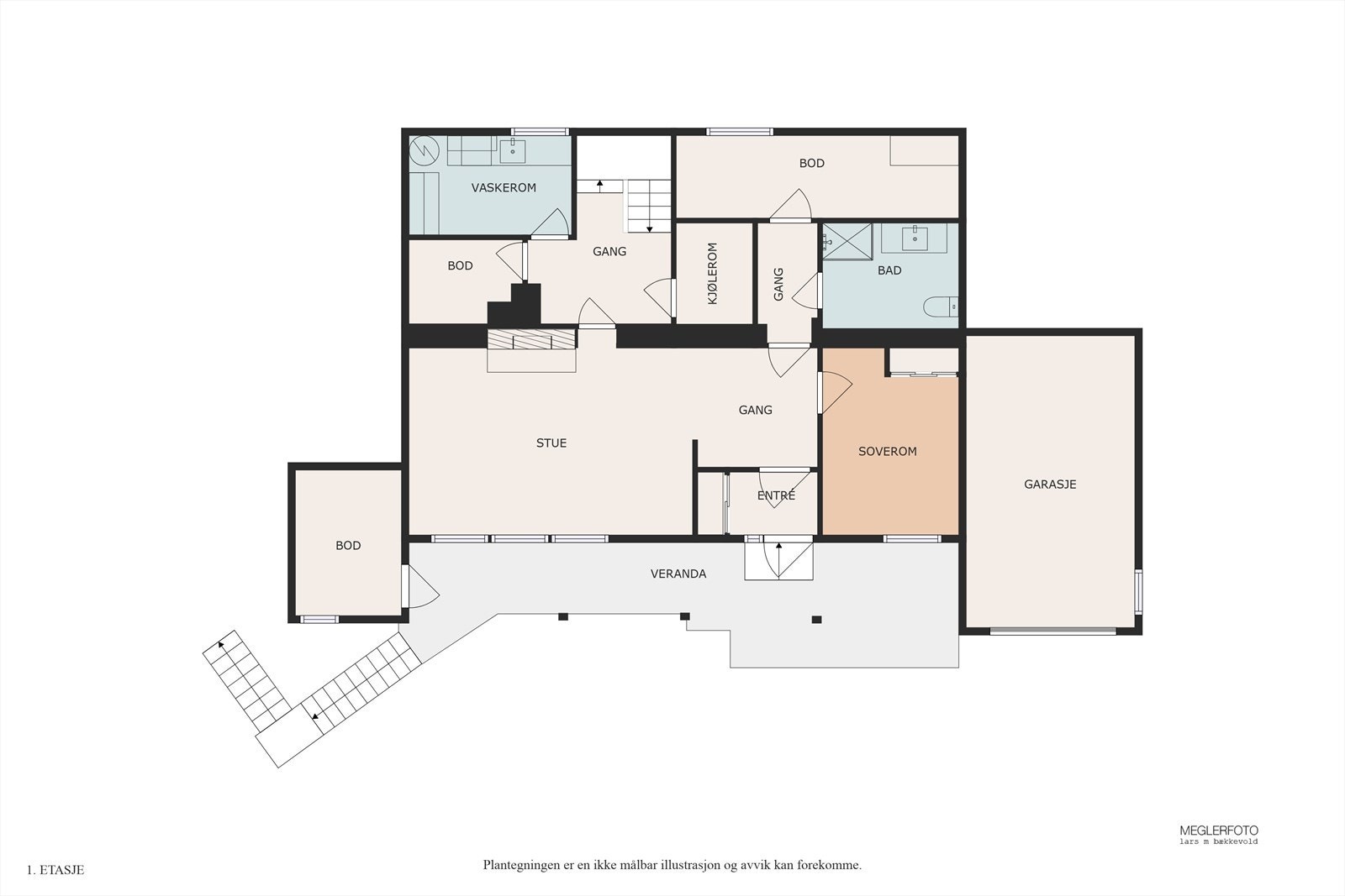 Plantegning Galleribilde