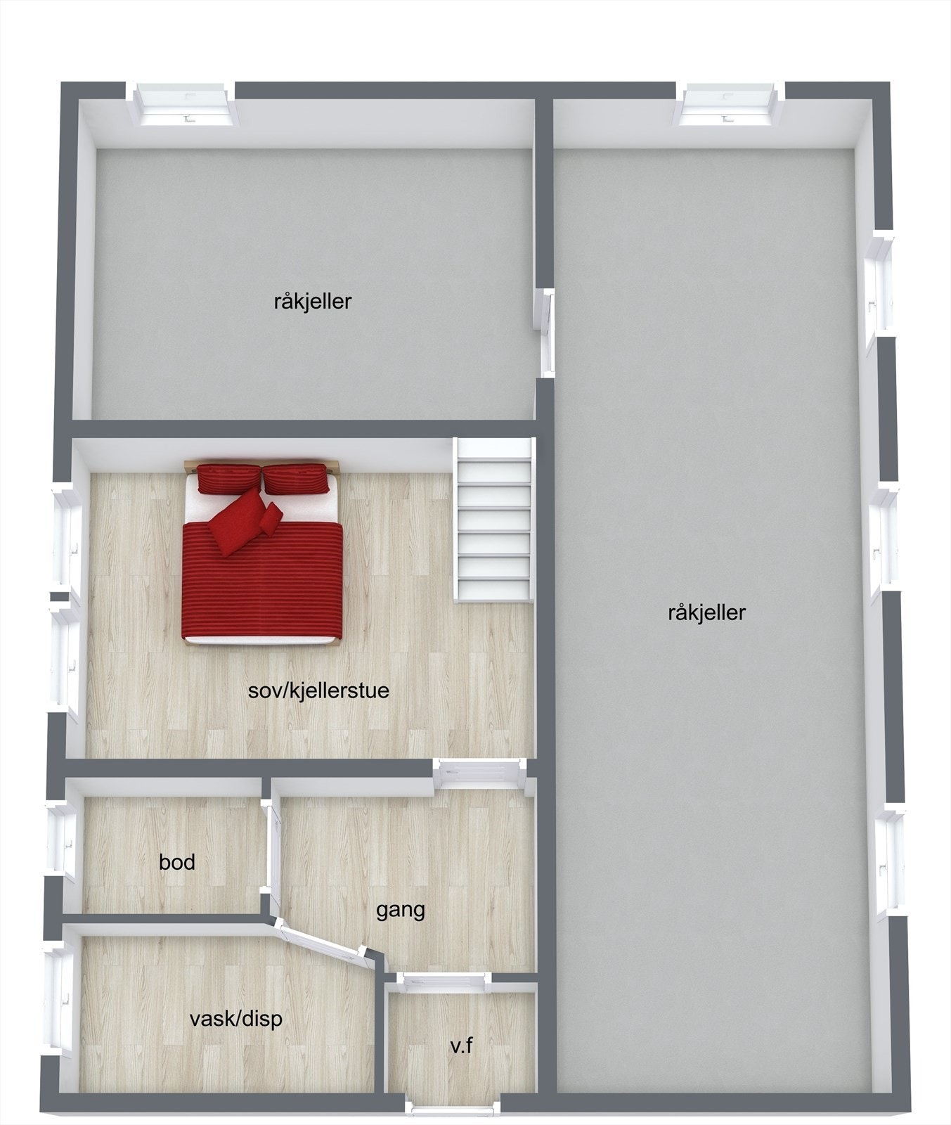 Underetasje. Galleribilde