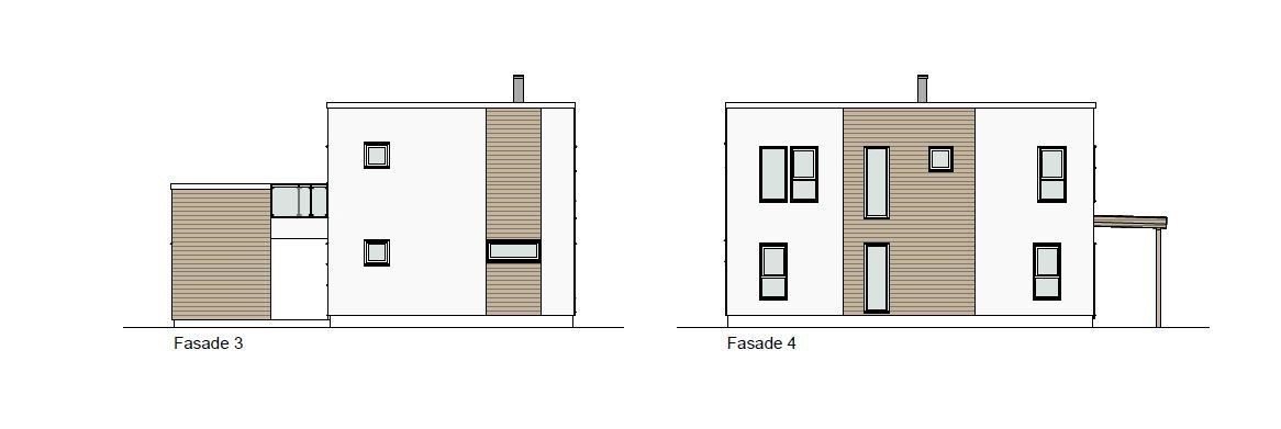 Moderne fasade på Moss