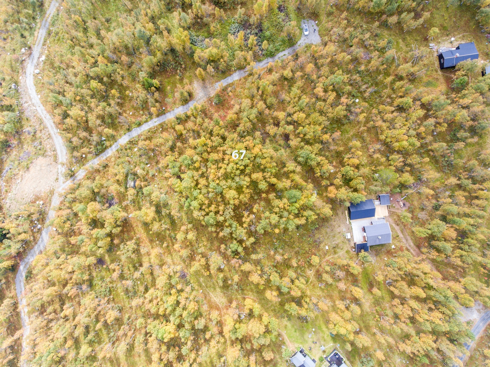 Tomt 67 måler 996.4 kvm. Galleribilde