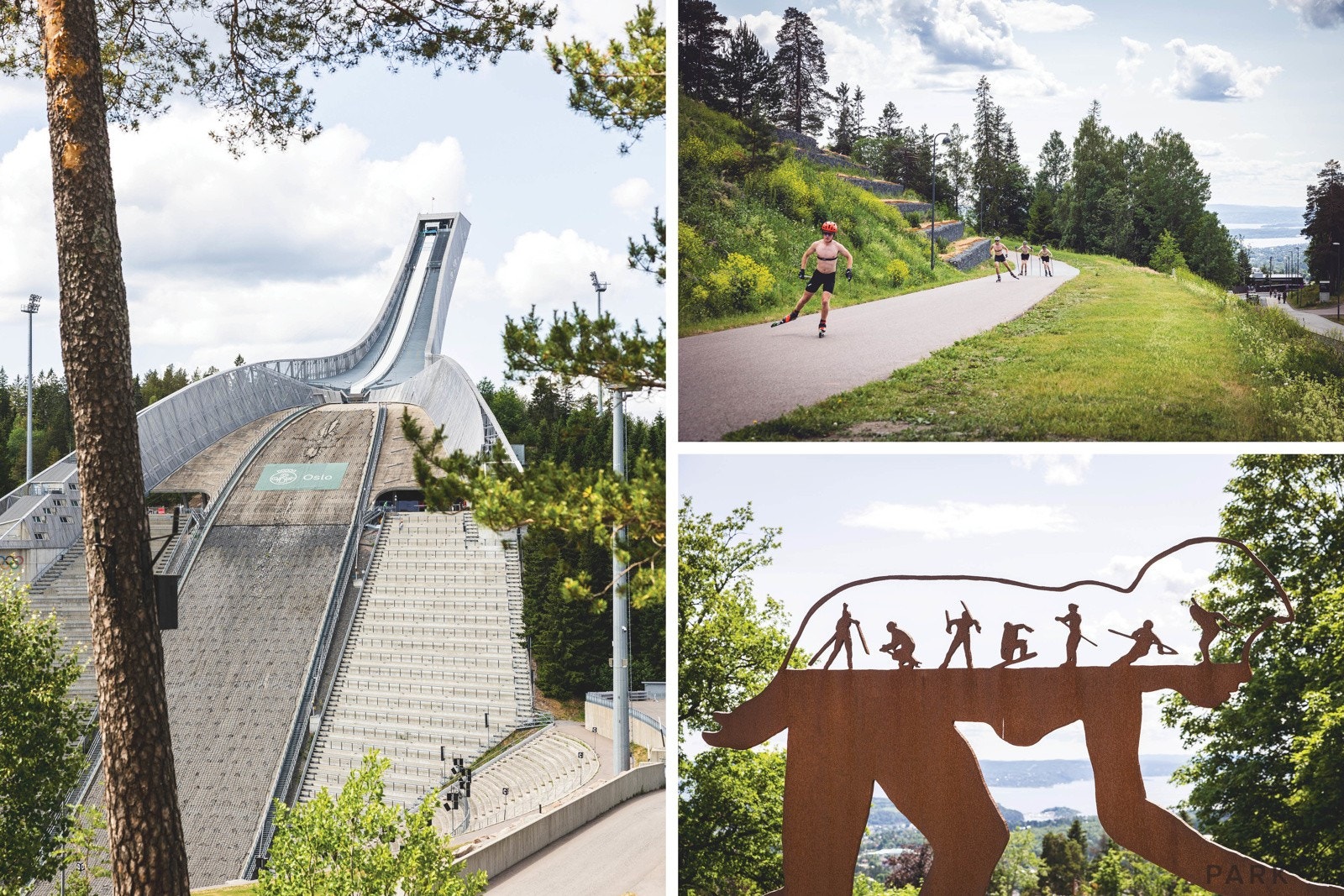 Holmenkollen er en kort kjøretur fra boligen med flotte turstier sommerstid og skiløyper på vinteren. Galleribilde