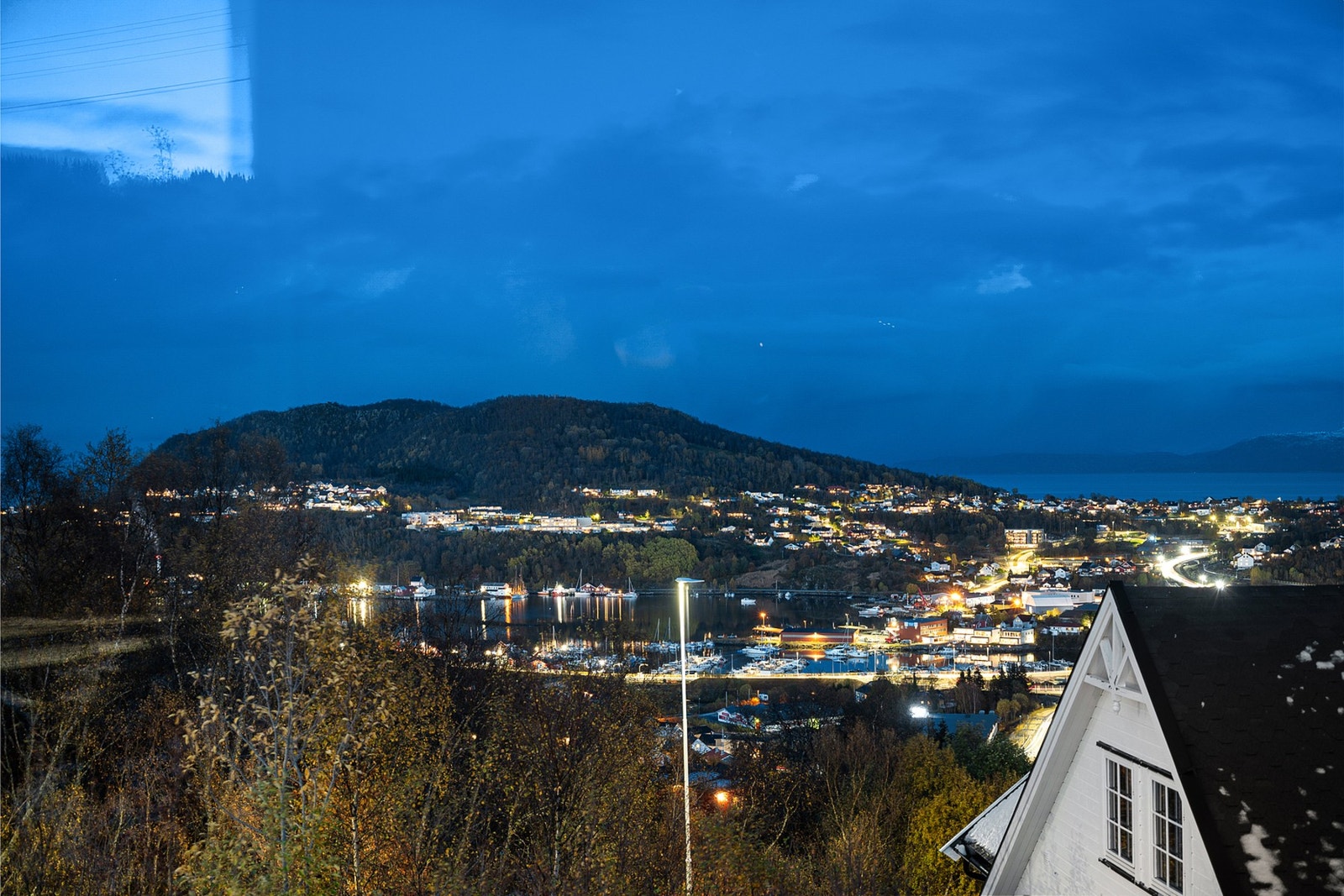Utsikt kveldstid Galleribilde