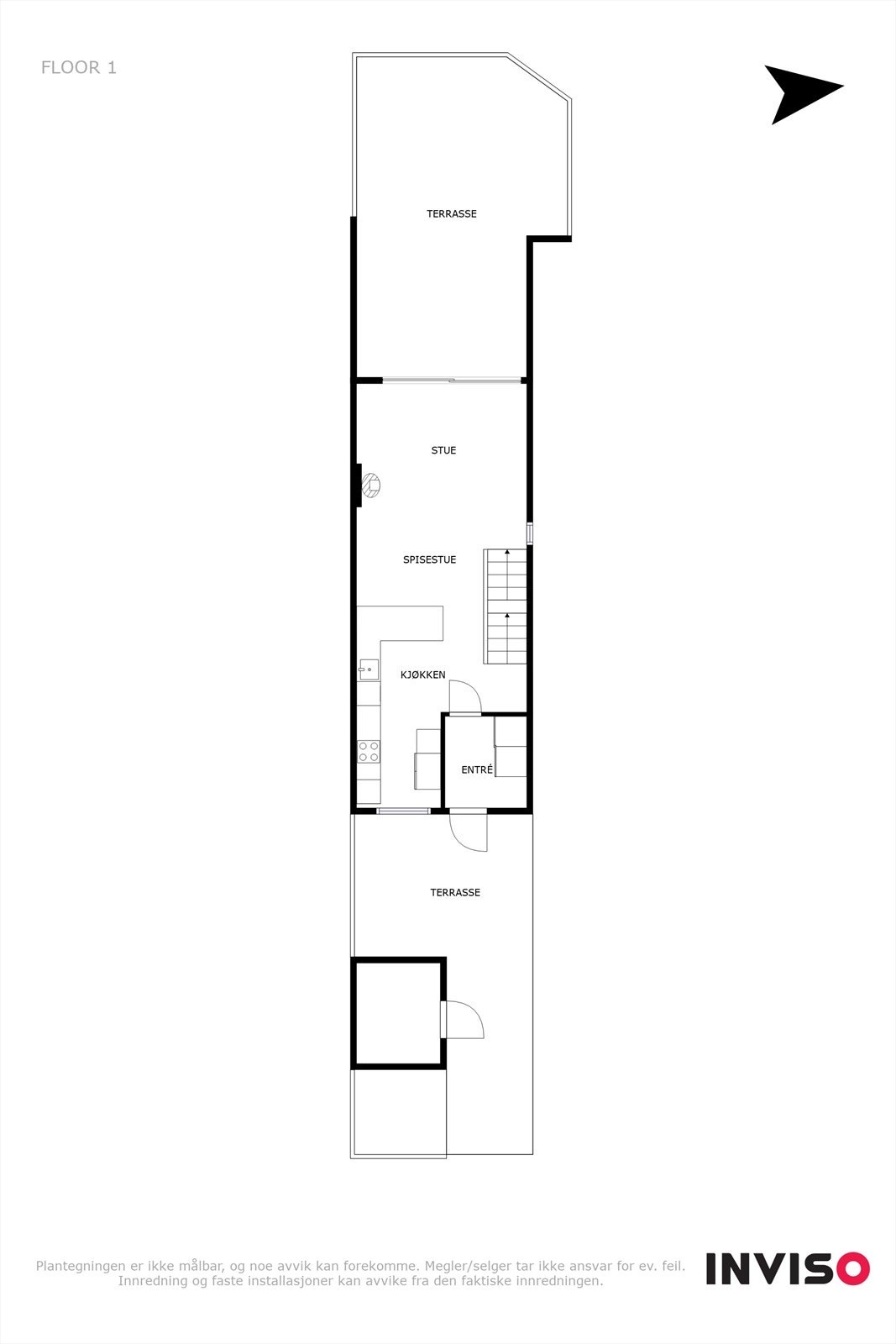 1 etg - Plantegning Galleribilde