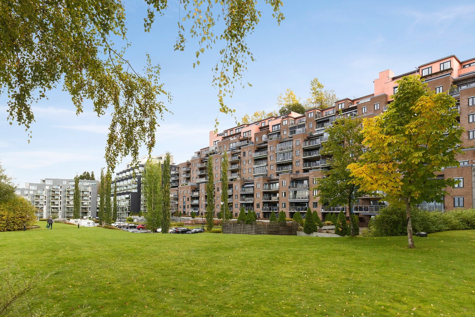 Sameiet får sitt navn fra sine herlige, solrike uteplasser. Galleribilde