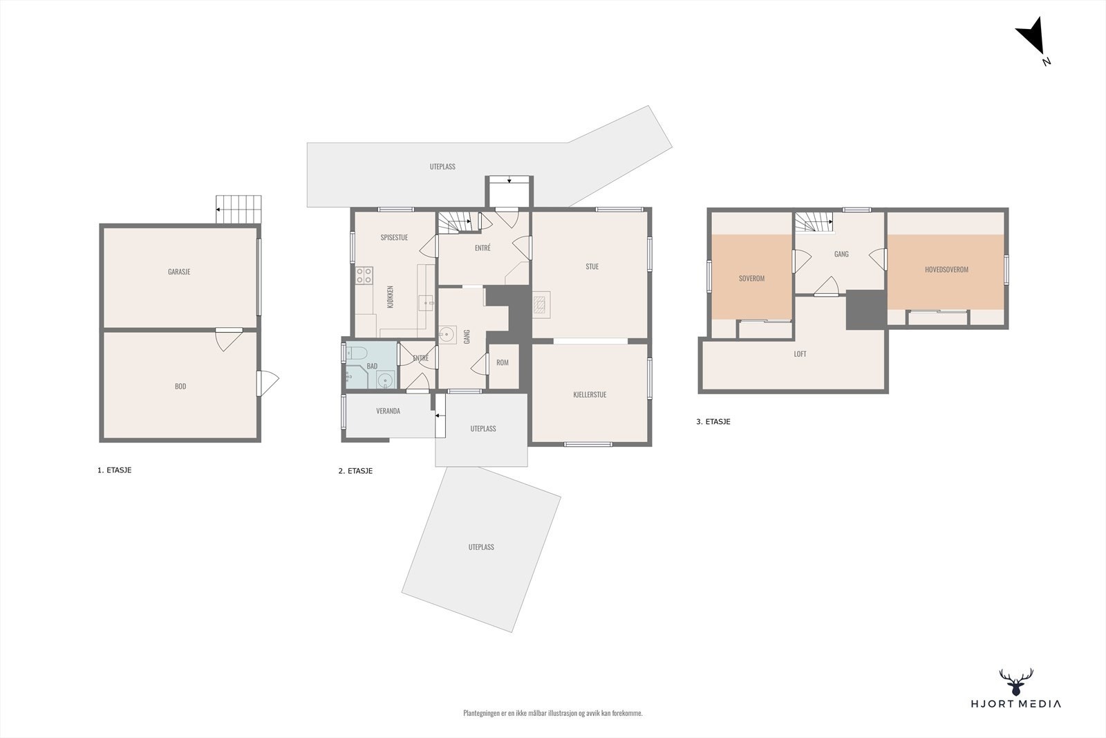 Plantegning Galleribilde