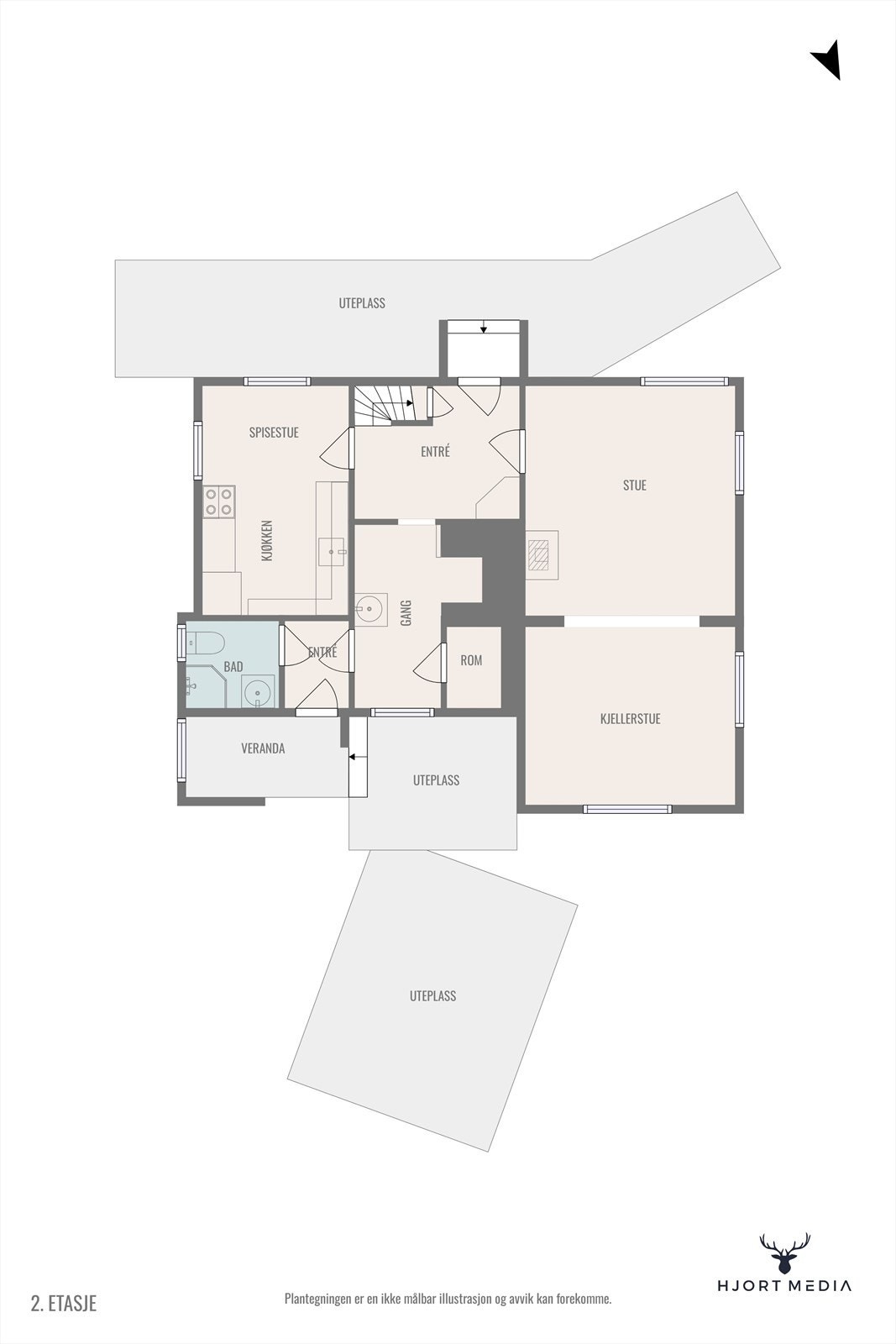 Plantegning Galleribilde