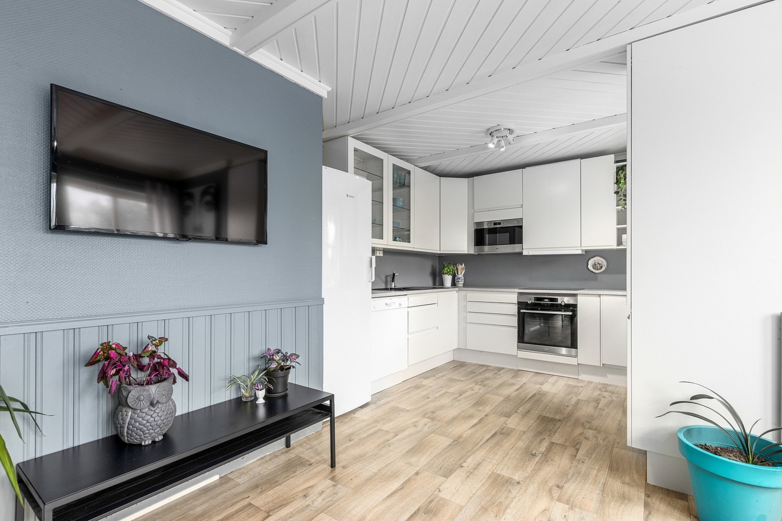 Kjøkken som er nylig oppusset. Galleribilde