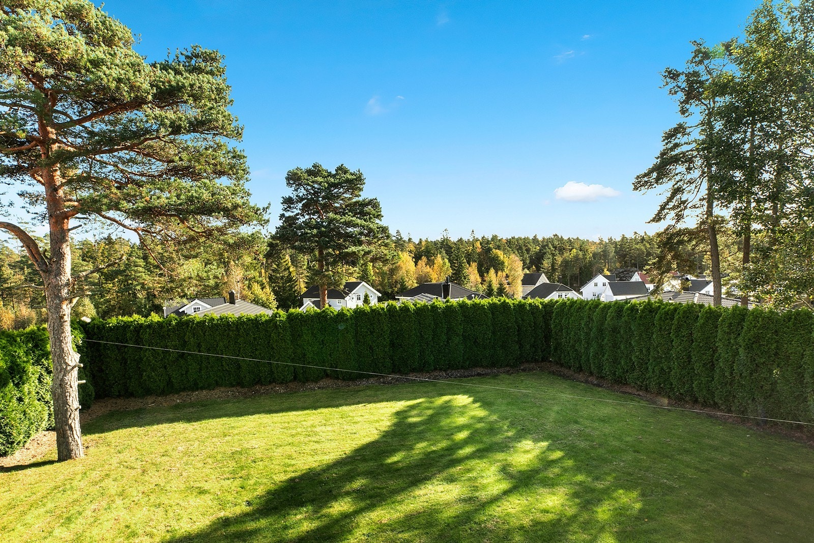 Fin utsikt med lite innsyn Galleribilde