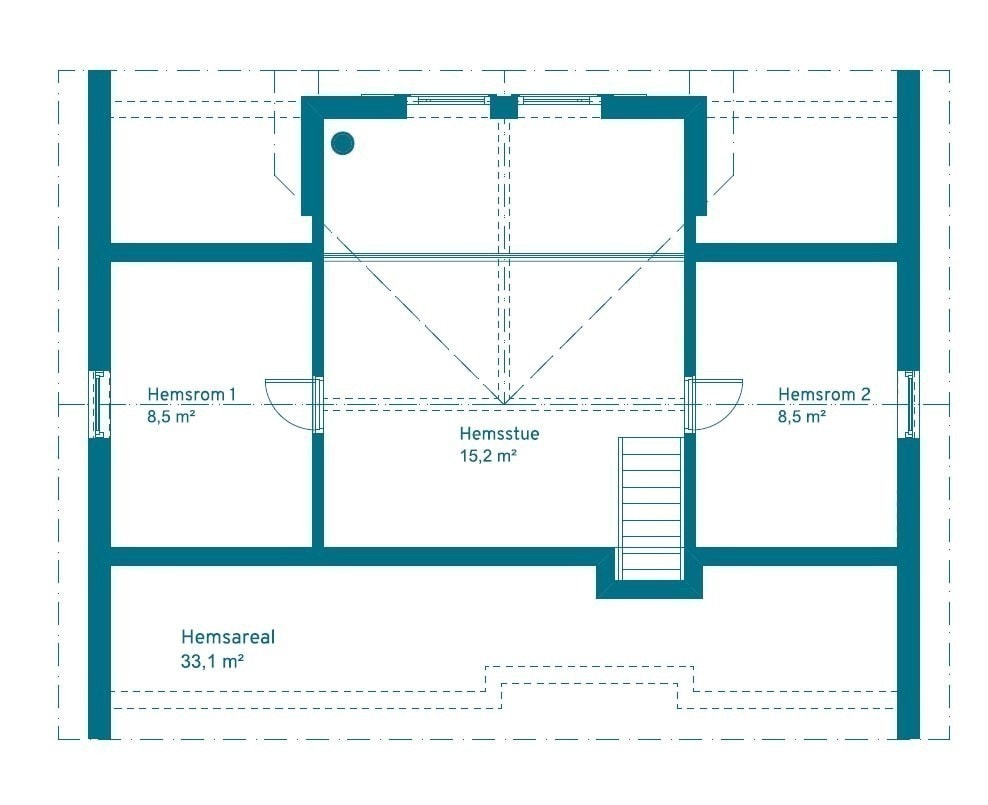 Plantegning hems Galleribilde