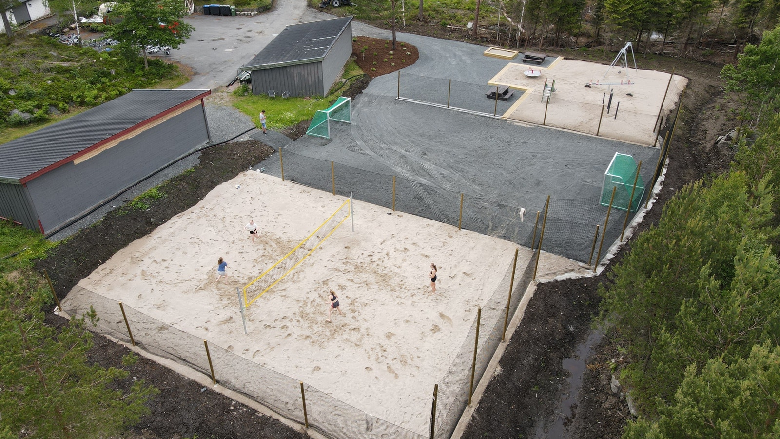 I 2021 bygde vi Øysang Aktivitetspark – et populært område for både store og små. Galleribilde