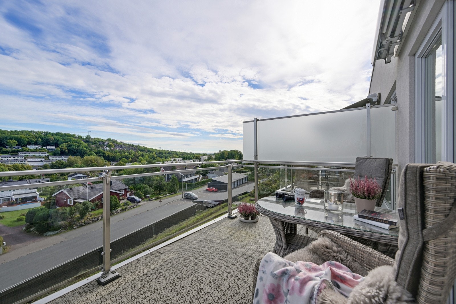 Det er tillatt med både gass- og elgrill på balkongen. Galleribilde