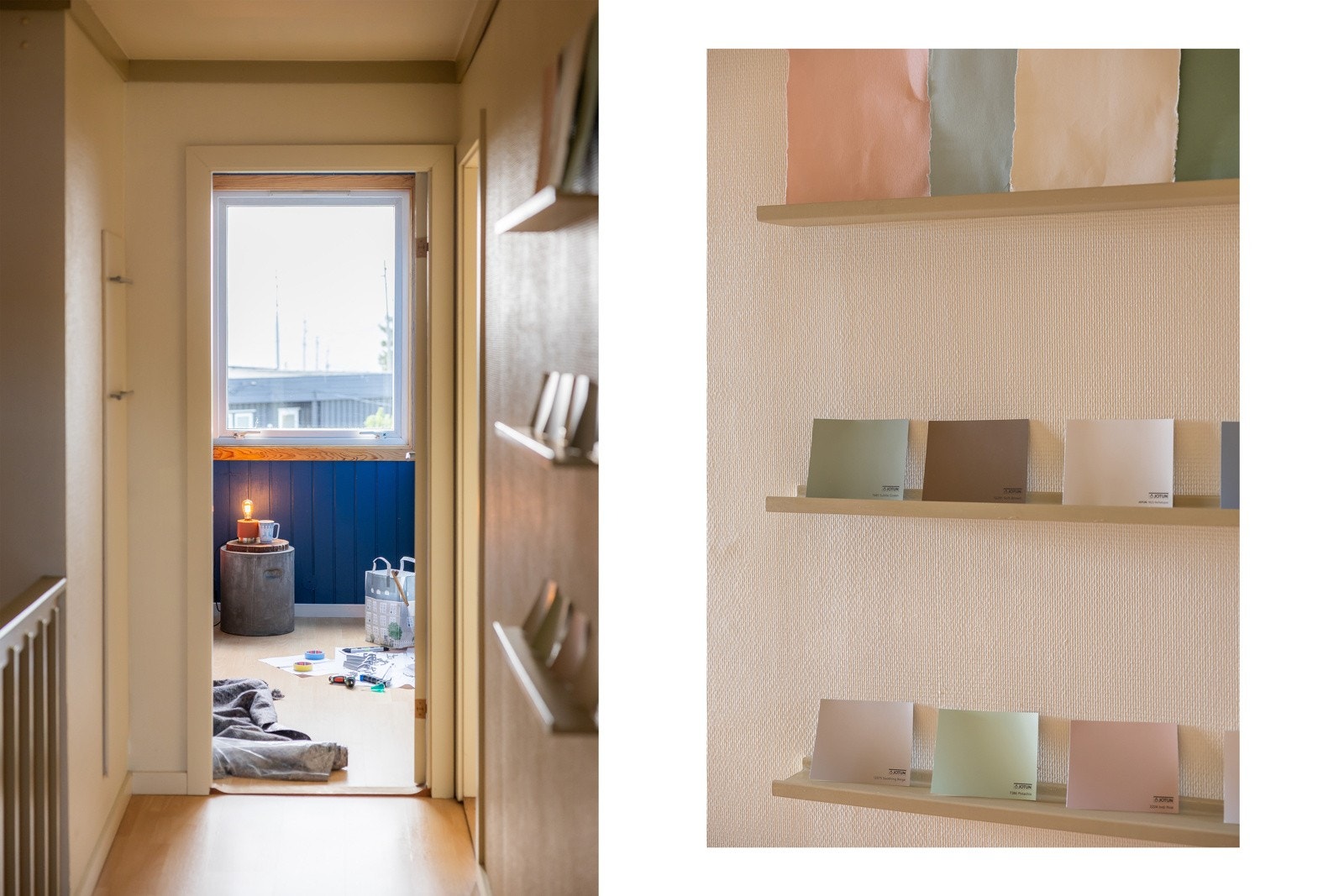 Drøm deg bort i gode fargetips! Hva bør du velge? Blått gir god søvn · Grønt gir deg ro · Gult for en glad morgen · Hvitt gir renhet. Galleribilde