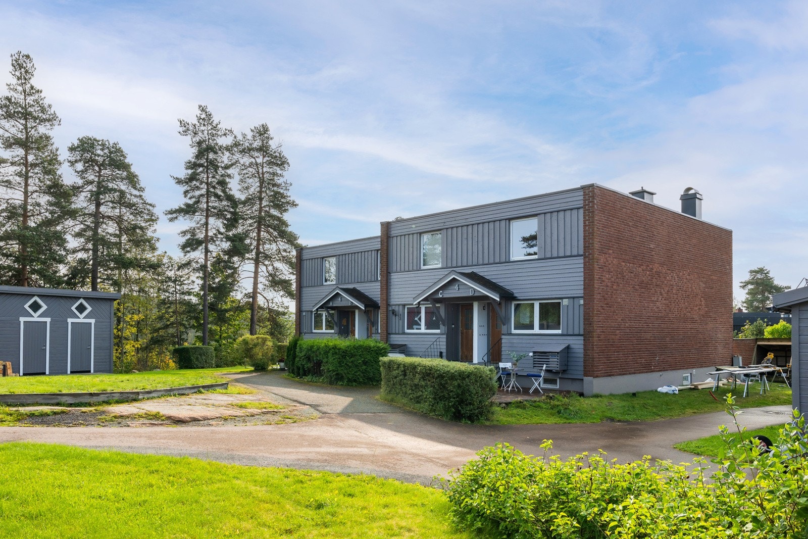 Rekkehuset har en fantastisk endebeliggenhet. Galleribilde