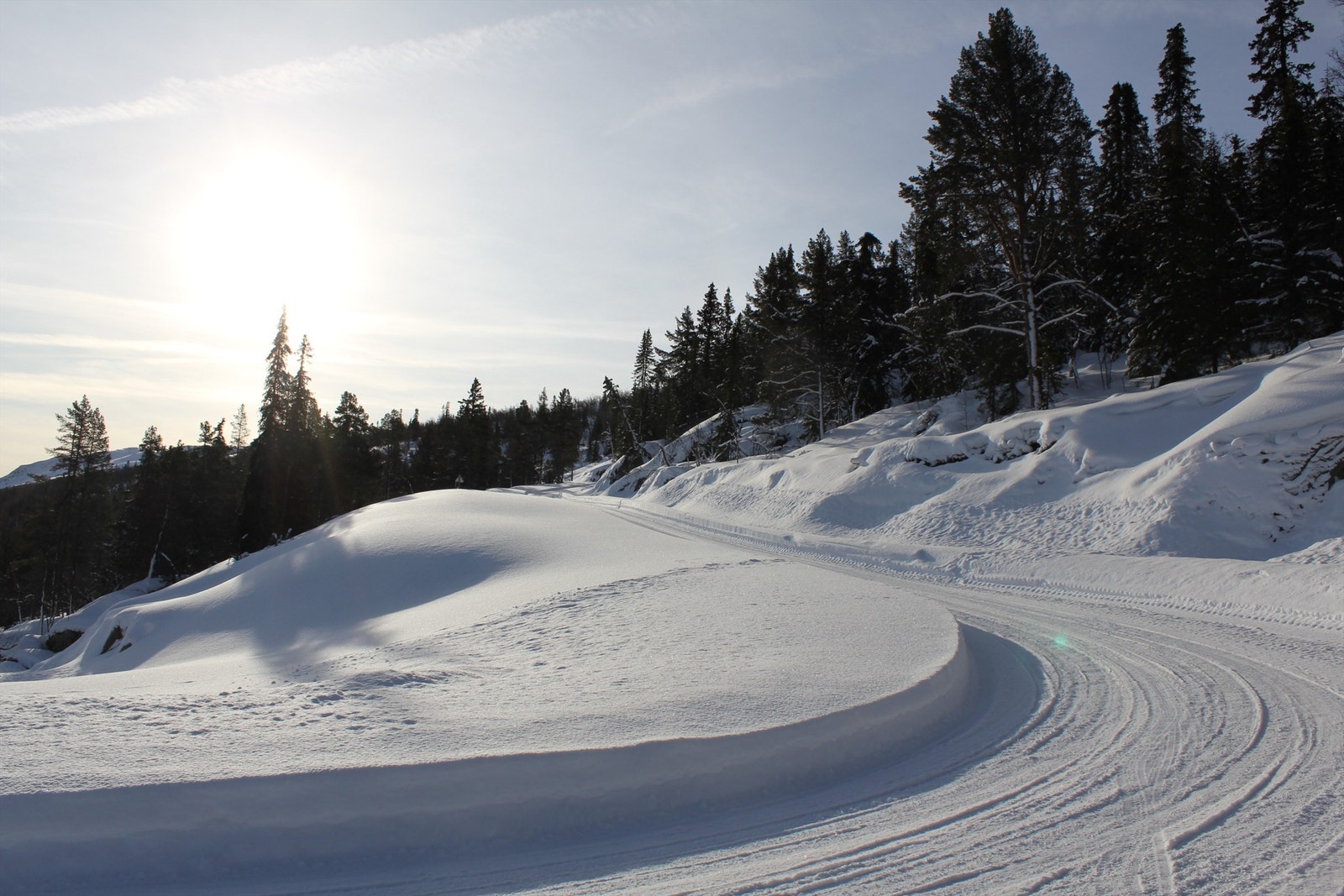 Det går bilvei frem til tomtegrensen, og det betales årlig vedlikeholdsavgift for vei, vann og avløp til Bjønnebekk utvikling Galleribilde