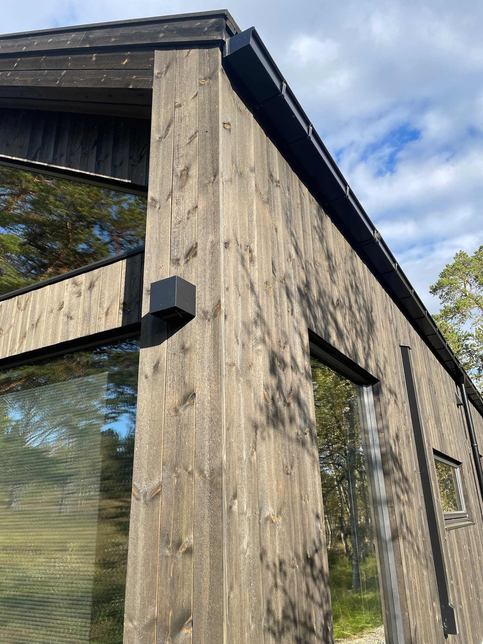 Bilder av kundetilpasset versjon av prosjektert hyttemodell Galleribilde