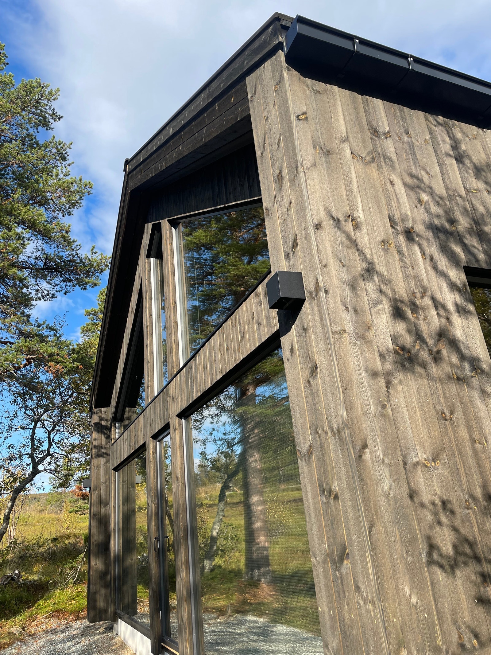 Bilder av kundetilpasset versjon av prosjektert hyttemodell Galleribilde