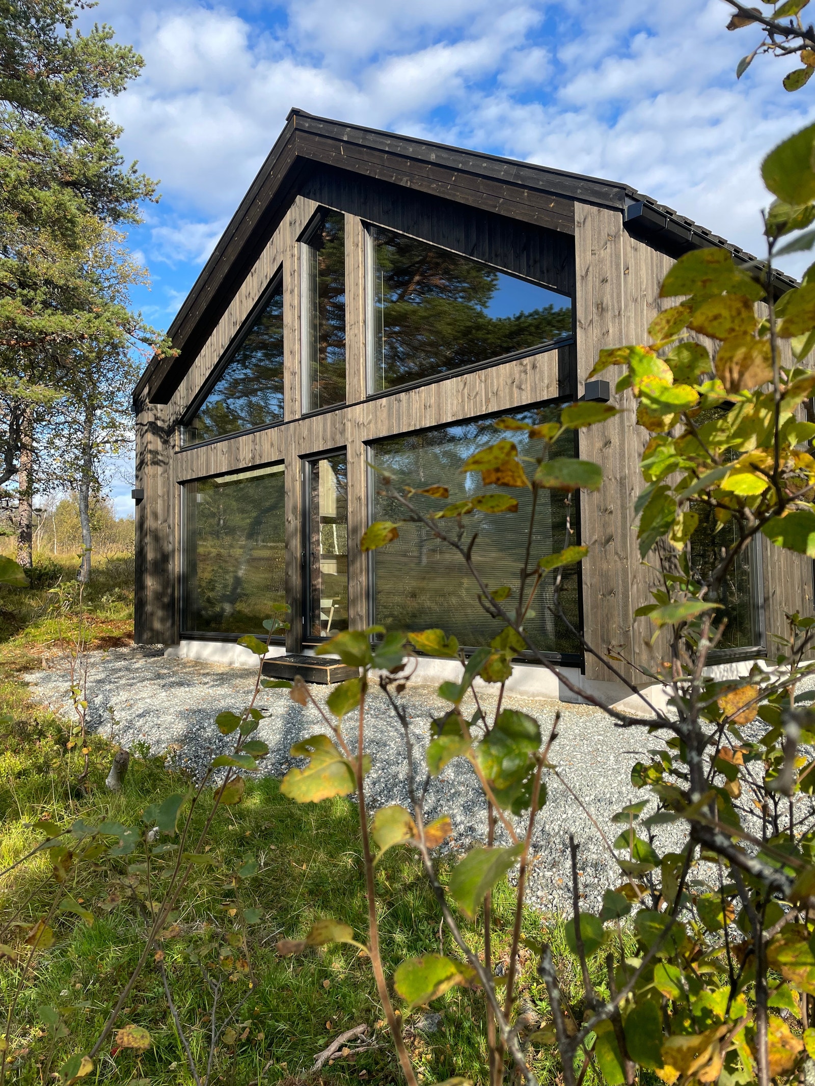 Bilder av kundetilpasset versjon av prosjektert hyttemodell Galleribilde