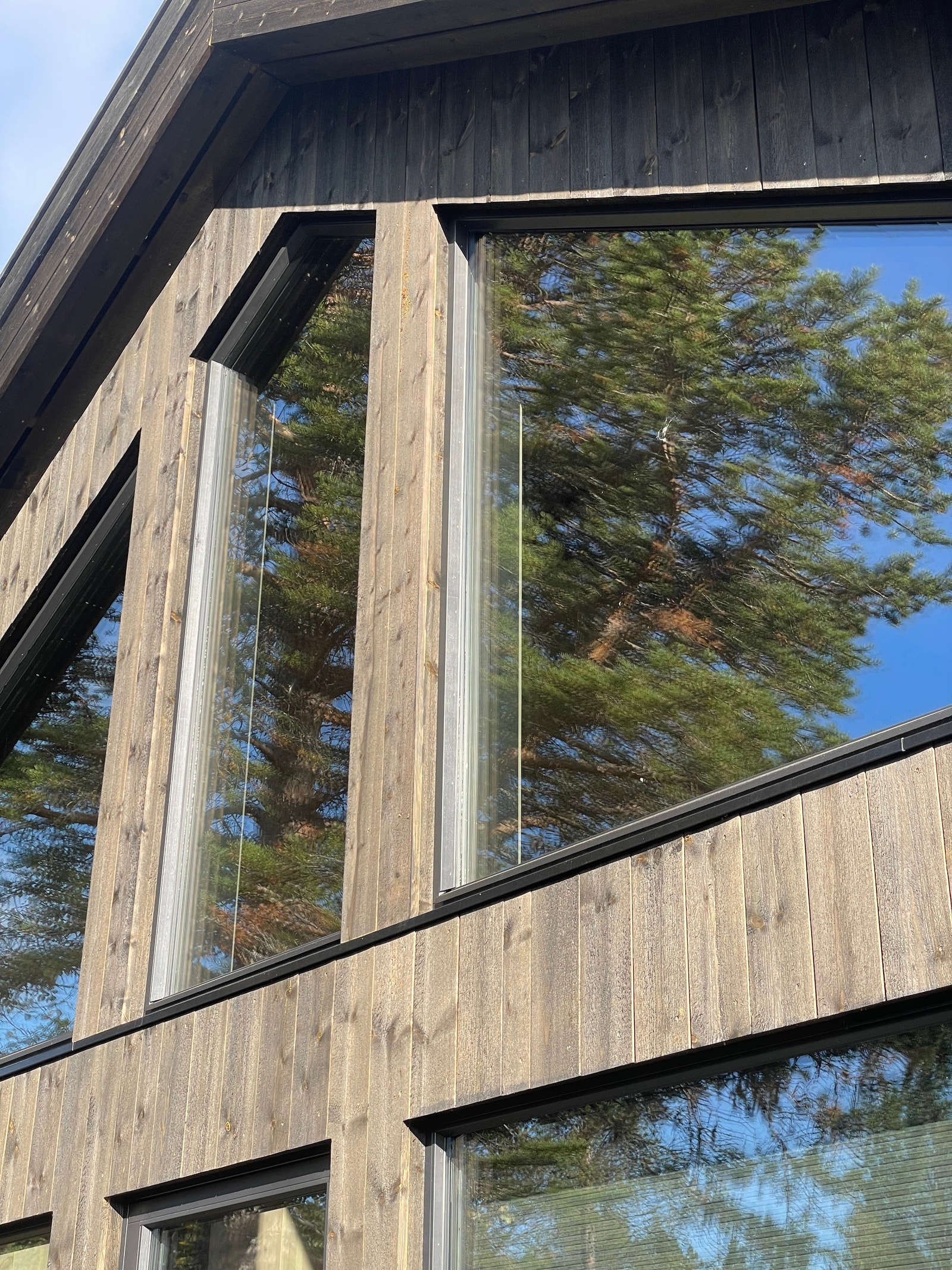 Bilder av kundetilpasset versjon av prosjektert hyttemodell Galleribilde